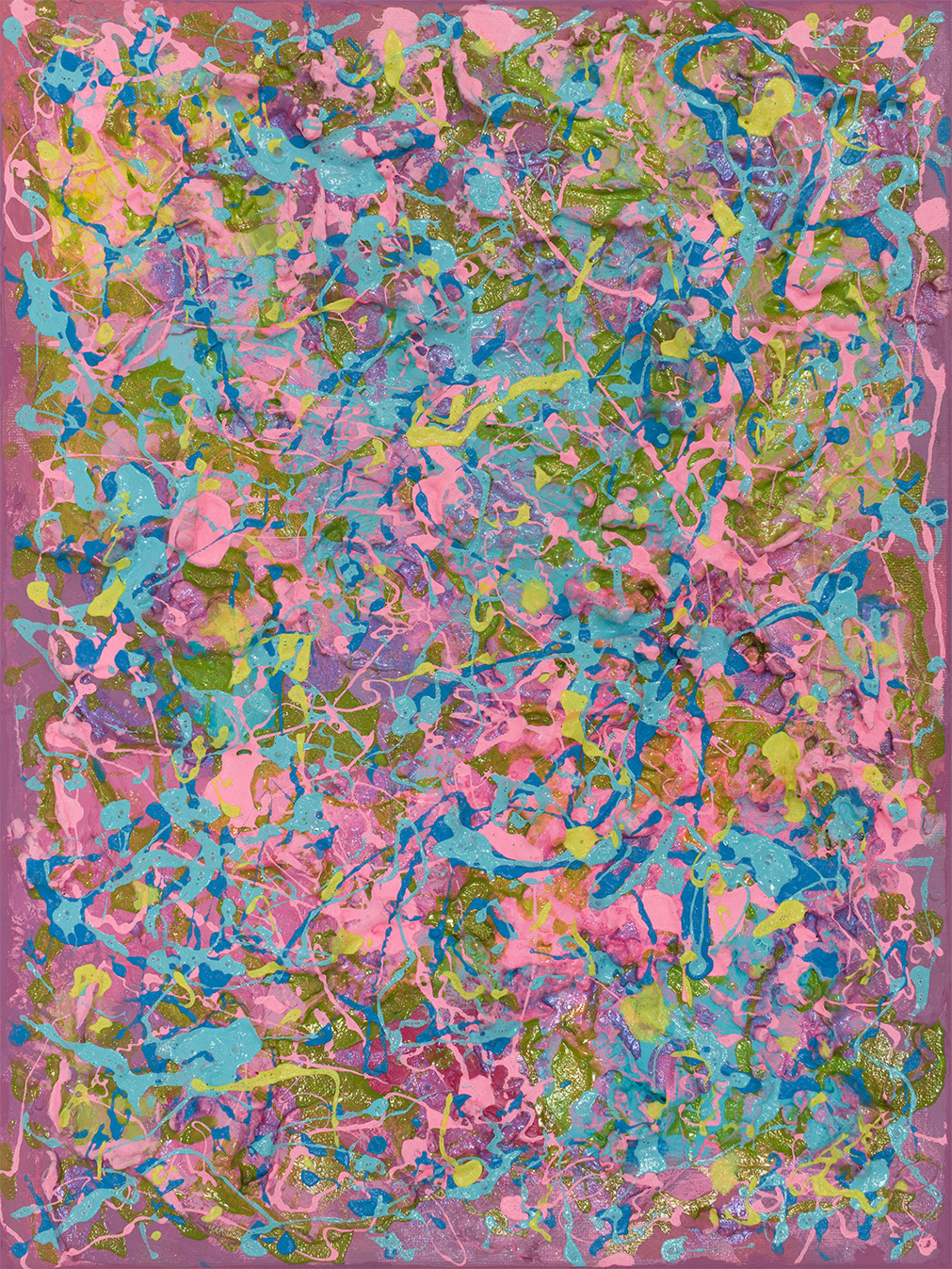 Matter Painting 130 • 2022 • acrylic and objects on canvas