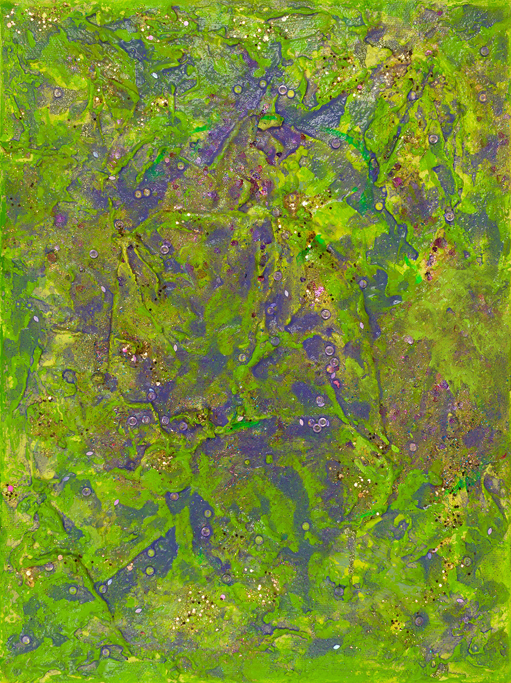 Matter Painting 97 • 2019 • acrylic and objects on canvas