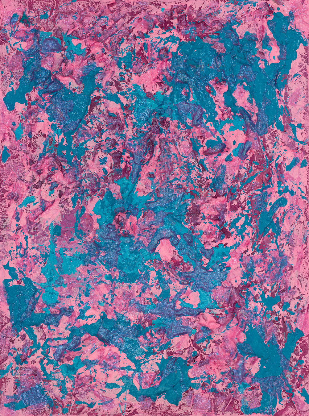 Matter Painting 128 • 2022 • acrylic and objects on canvas