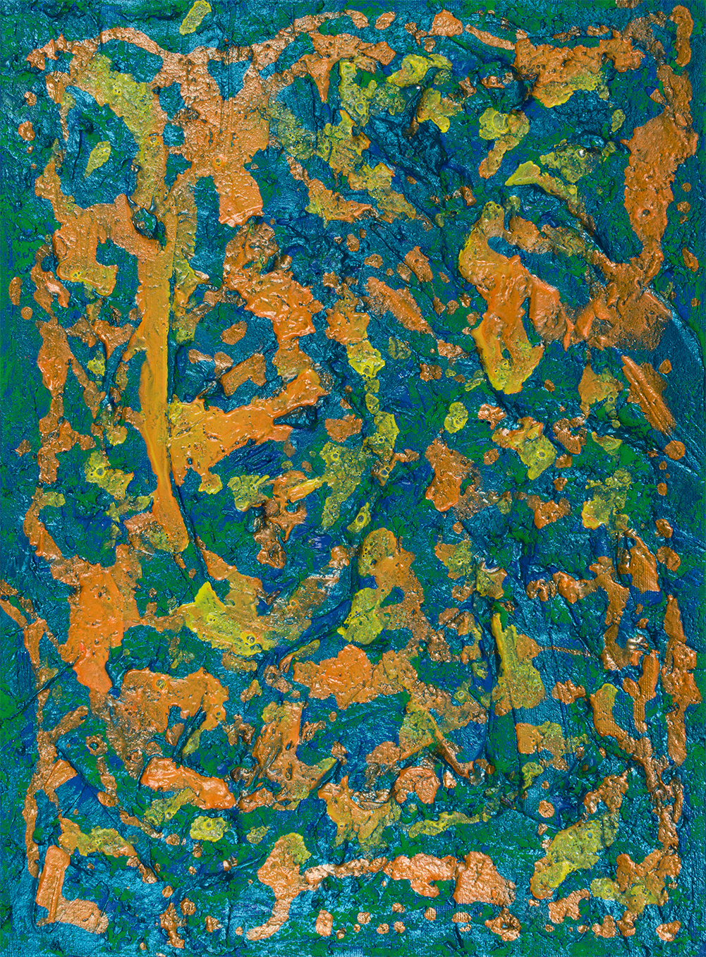 Matter Painting 127 • 2021 • acrylic and objects on canvas