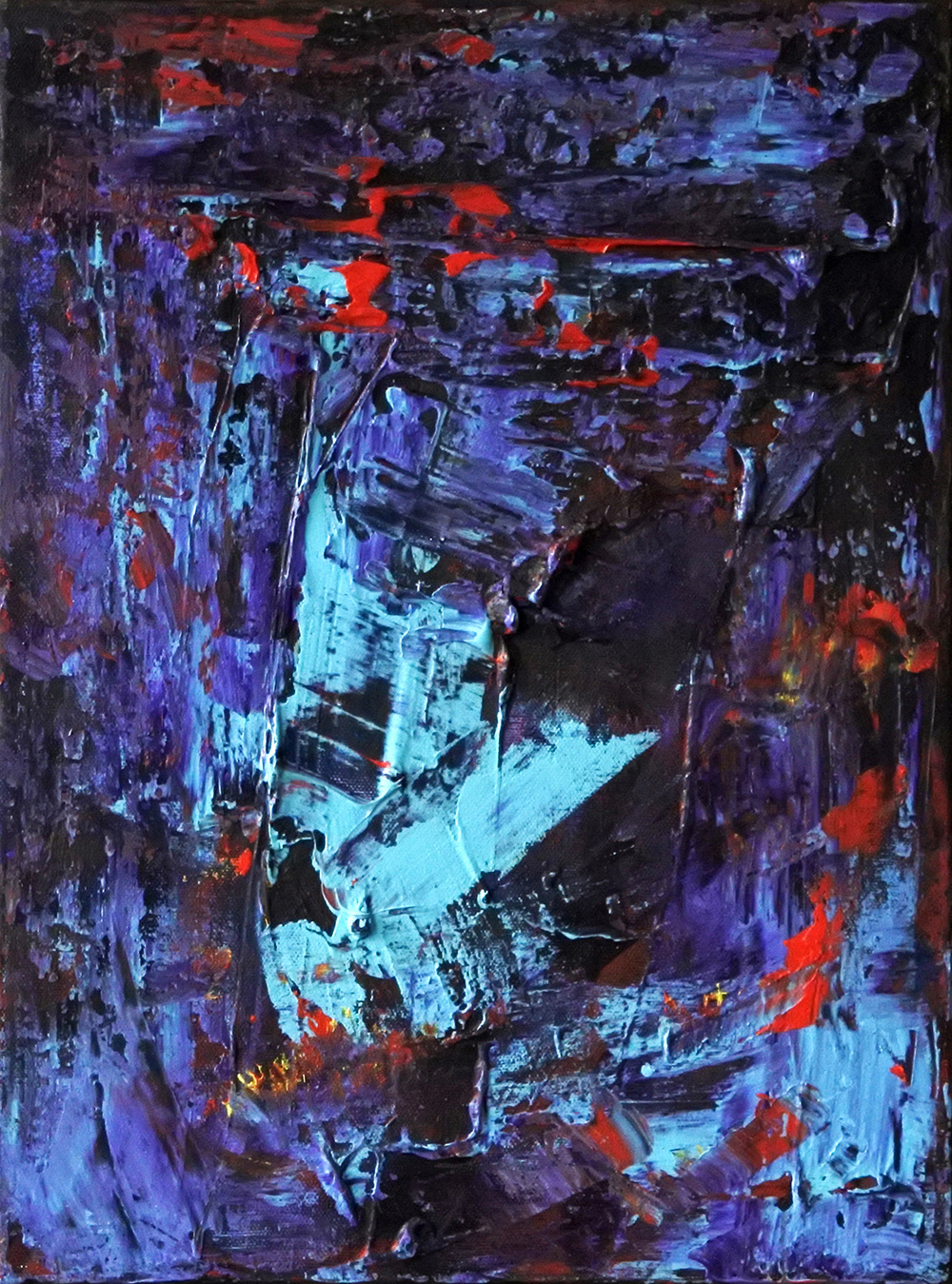 Matter Painting 20 • 2016 • acrylic and objects on canvas