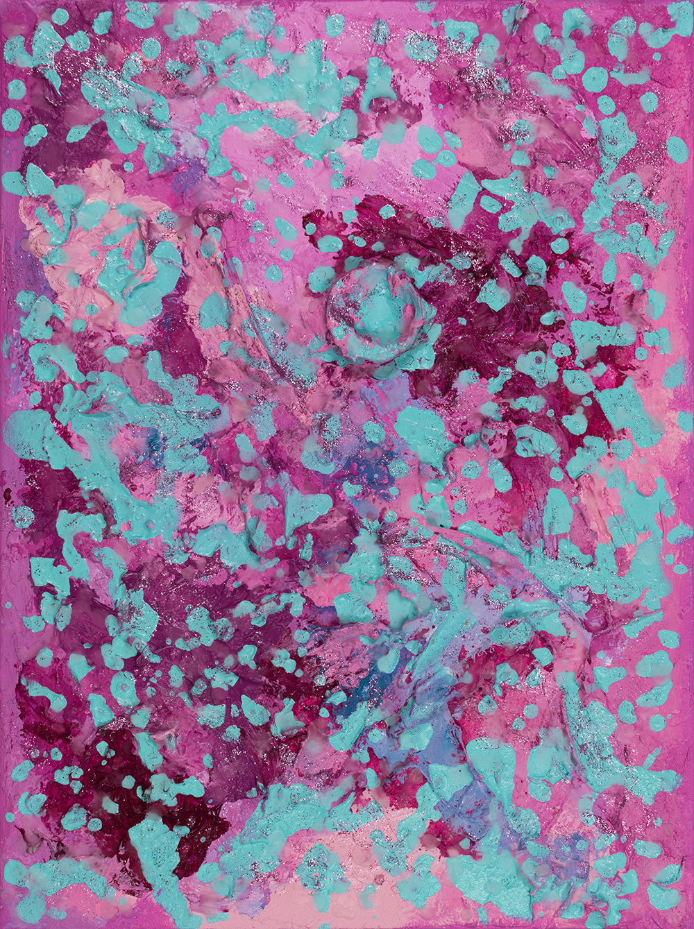 Matter Painting 113 • 2021 • acrylic, wax and objects on canvas