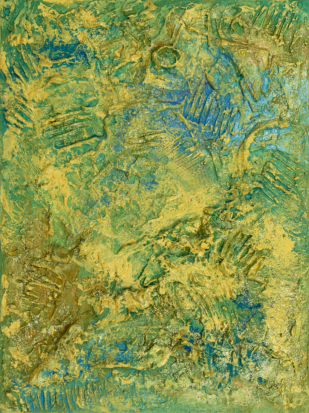 Matter Painting 105 • 2020 • acrylic and objects on canvas