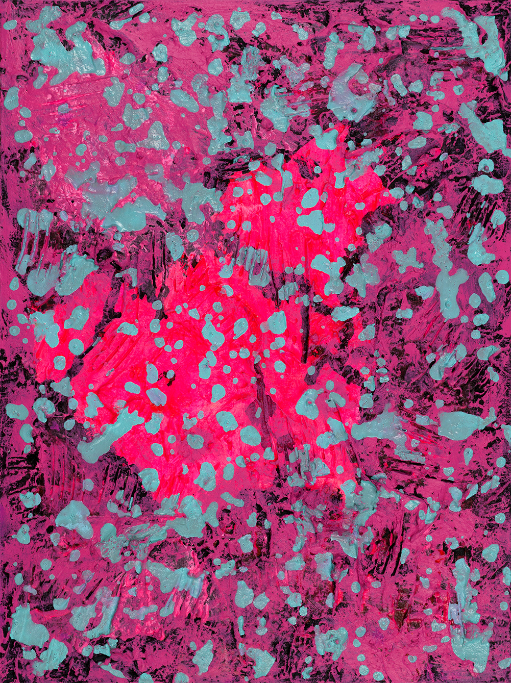 Matter Painting 125 • 2021 • acrylic and objects on canvas