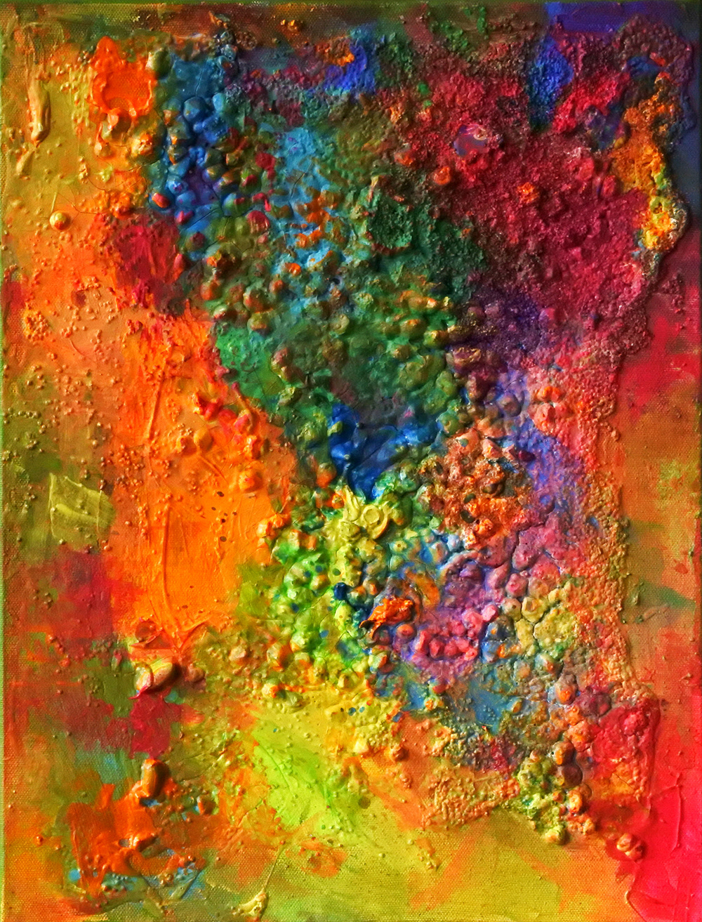 Matter Painting 40 • 2016 • acrylic and objects on canvas