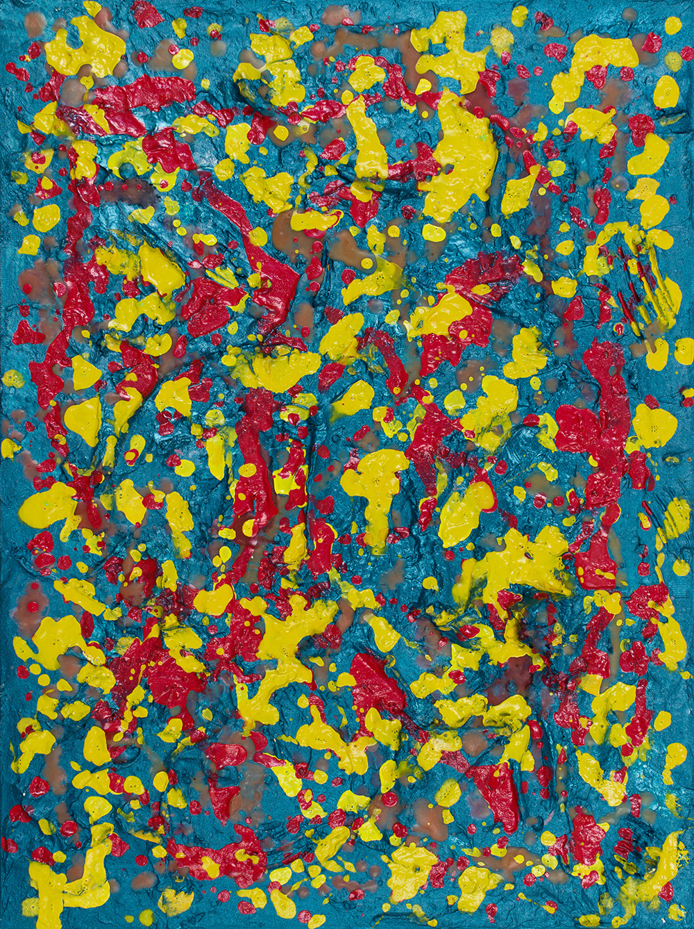 Matter Painting 114 • 2021 • acrylic, wax and objects on canvas