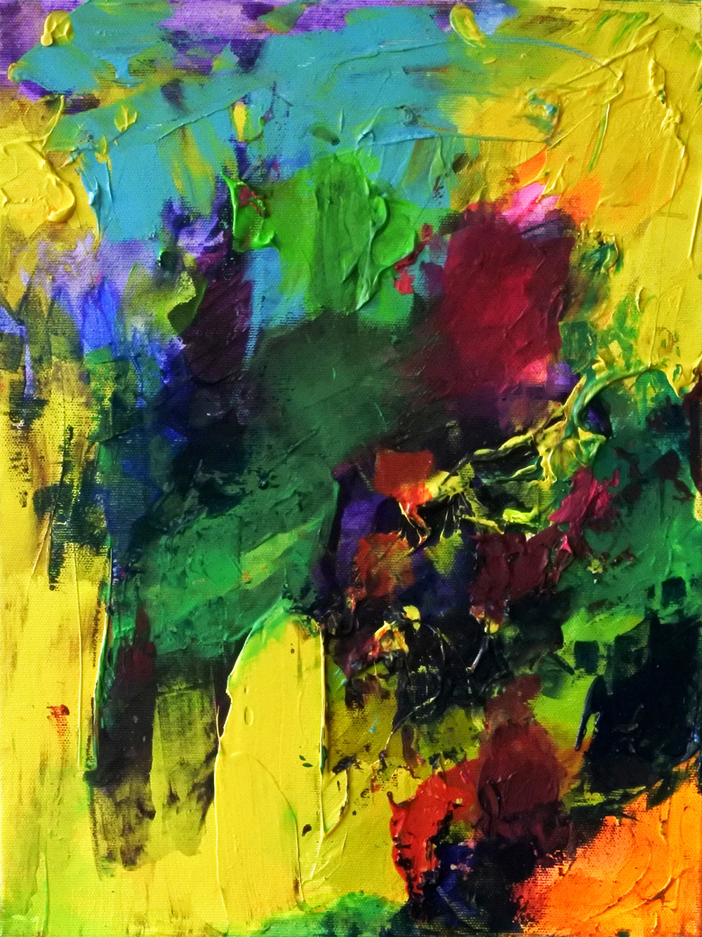 Matter Painting 15 • 2016 • acrylic and objects on canvas