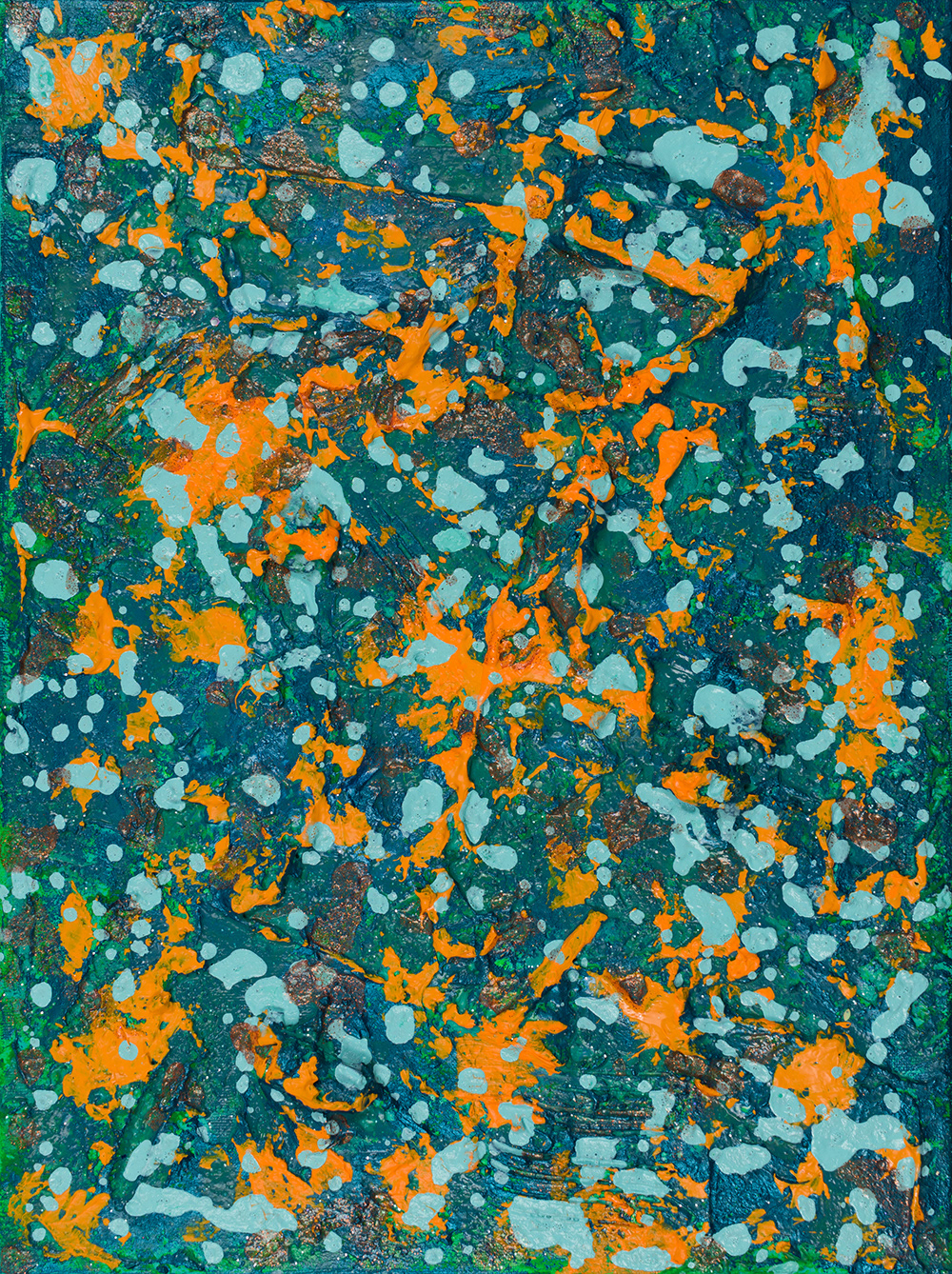 Matter Painting 122 • 2021 • acrylic and objects on canvas