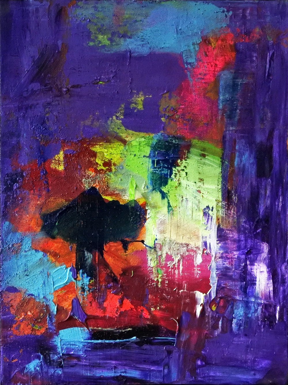 Matter Painting 10 • 2016 • acrylic and objects on canvas