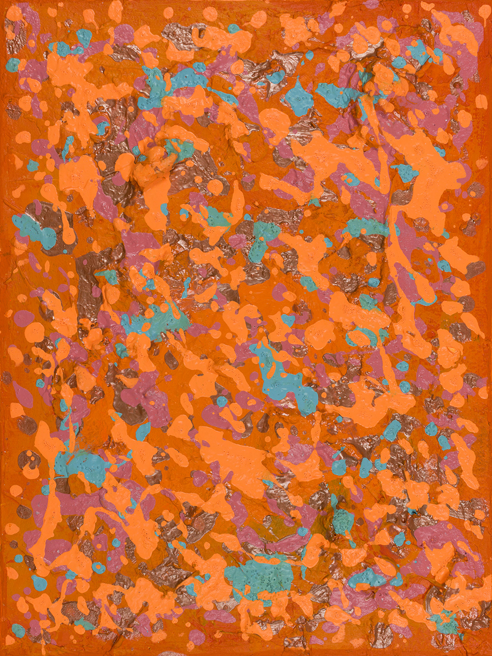 Matter Painting 123 • 2021 • acrylic and objects on canvas