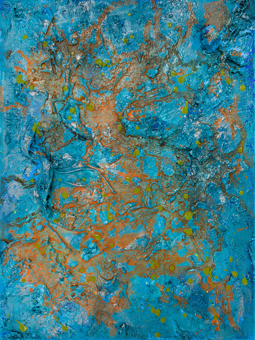 Matter Painting 82 • 2019 • acrylic and objects on canvas