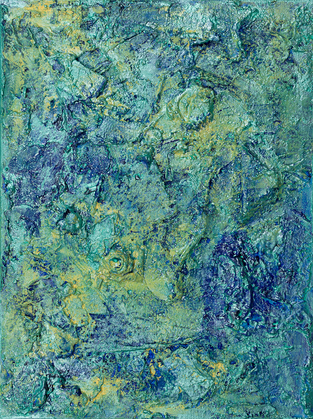 Matter Painting 107 • 2020 • acrylic and objects on canvas