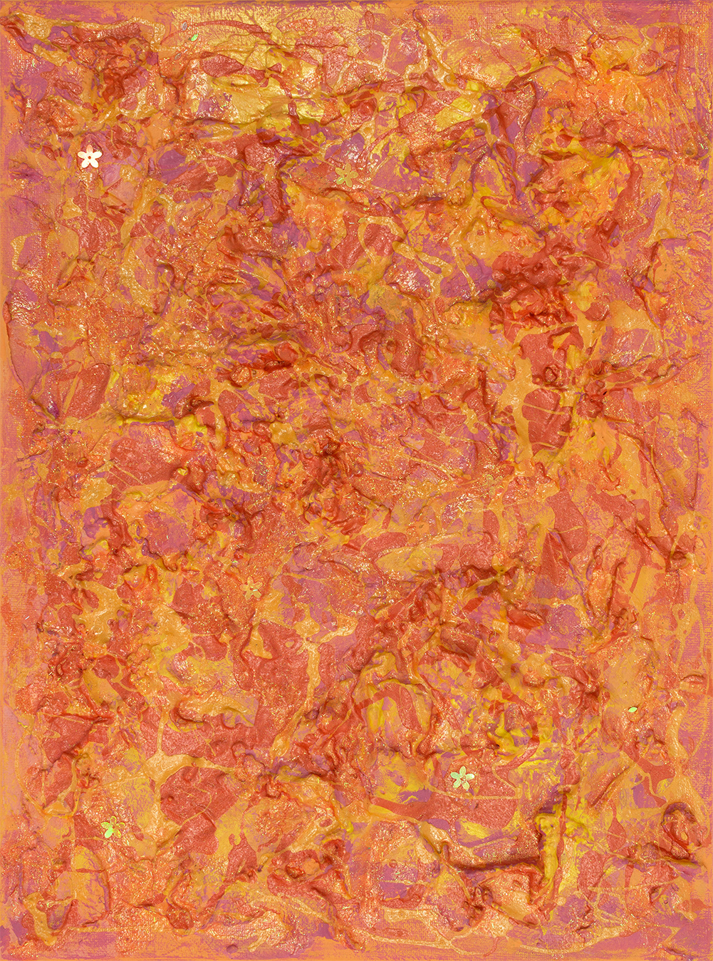 Matter Painting 129 • 2022 • acrylic and objects on canvas