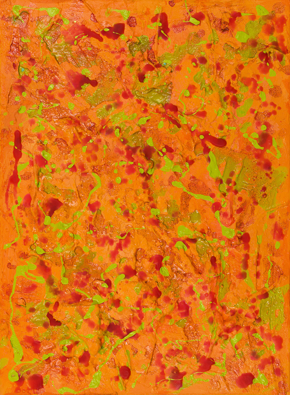 Matter Painting 115 • 2021 • acrylic, wax and objects on canvas