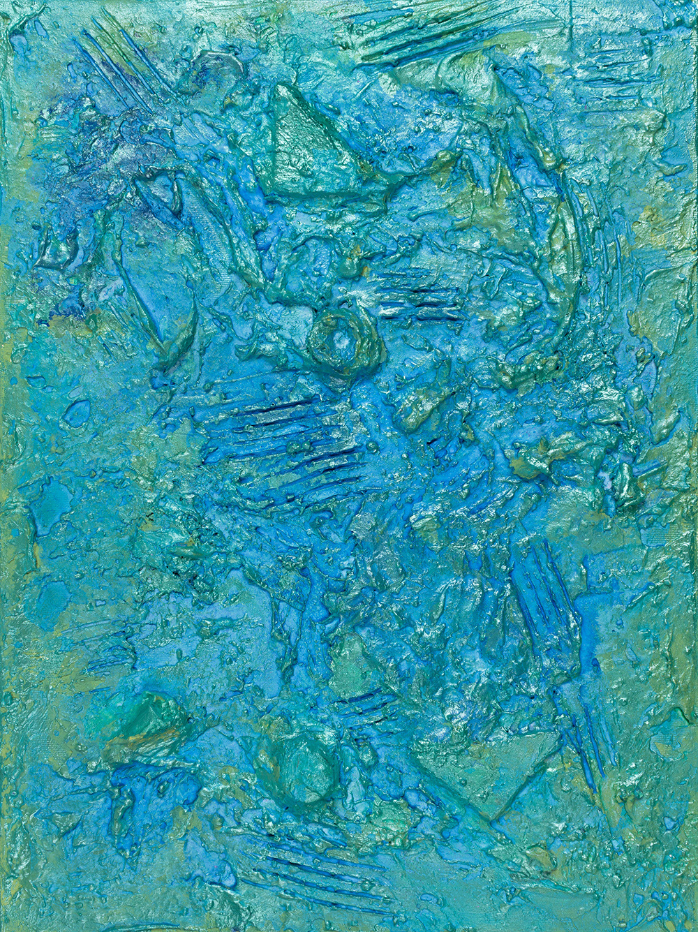 Matter Painting 109 • 2020 • acrylic and objects on canvas