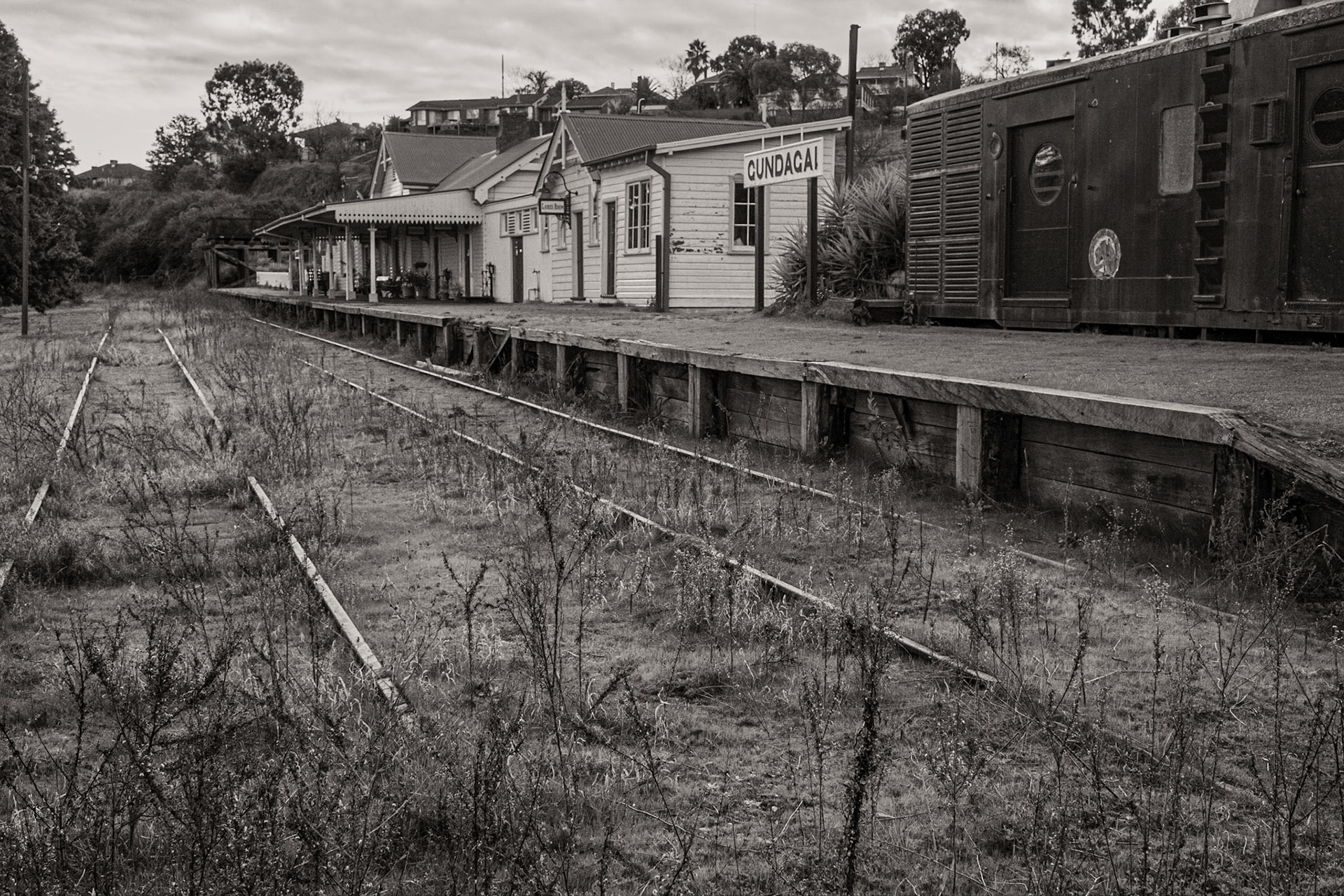 At the Old Railway Station at Gundagai