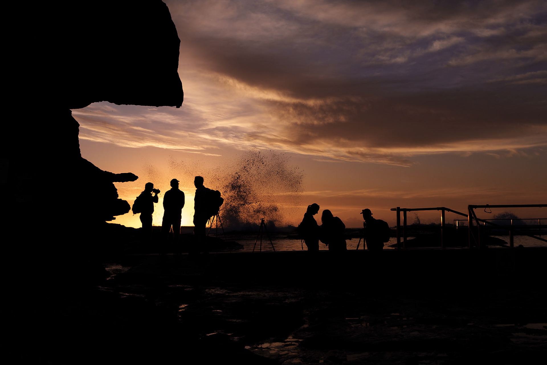 Photographers at North Curl Curl