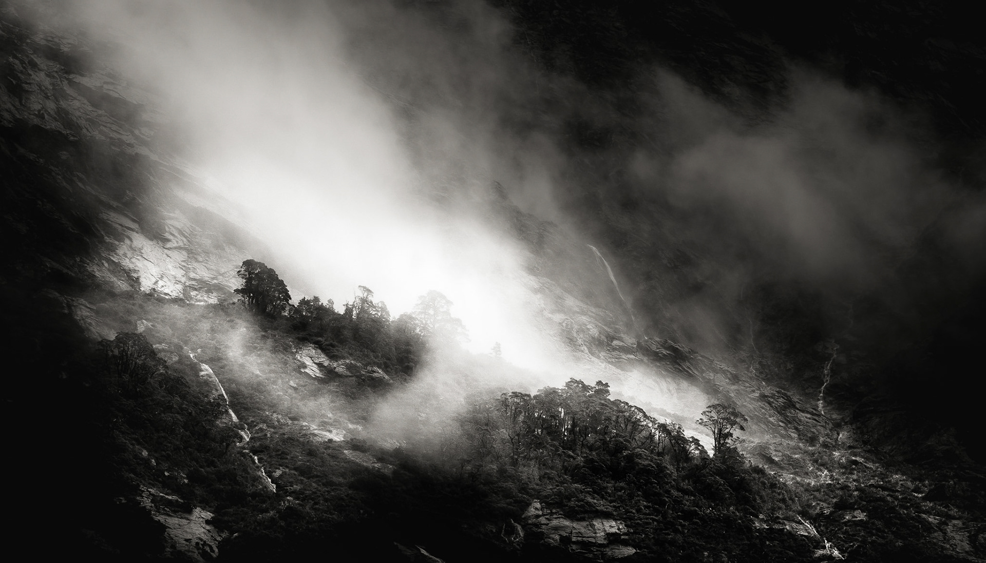 On the road from Milford Sound