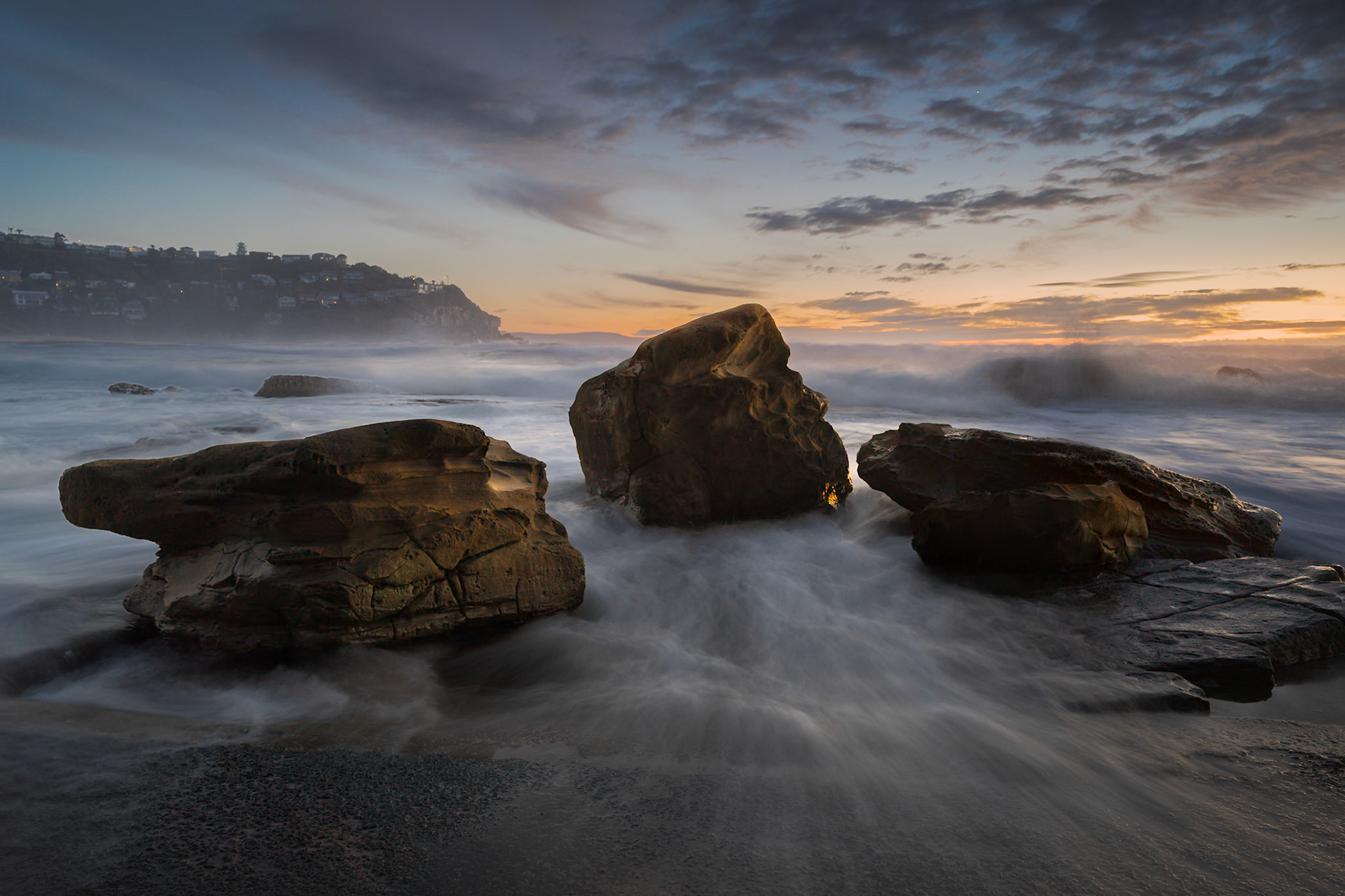 Three Rocks at Whale Beach