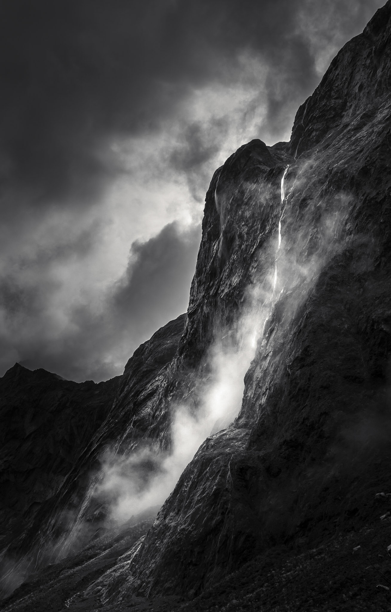 On the road from Milford Sound