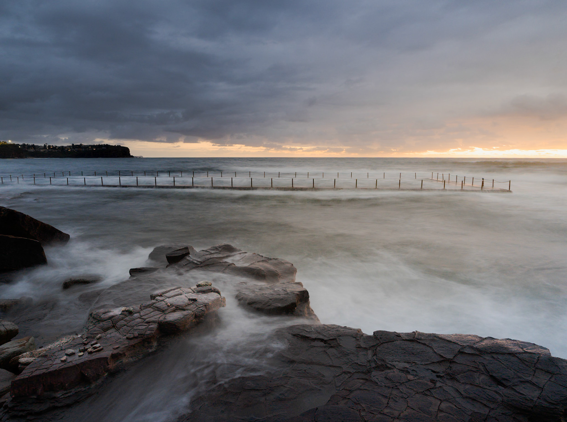 Before Sunrise at Newport Pool