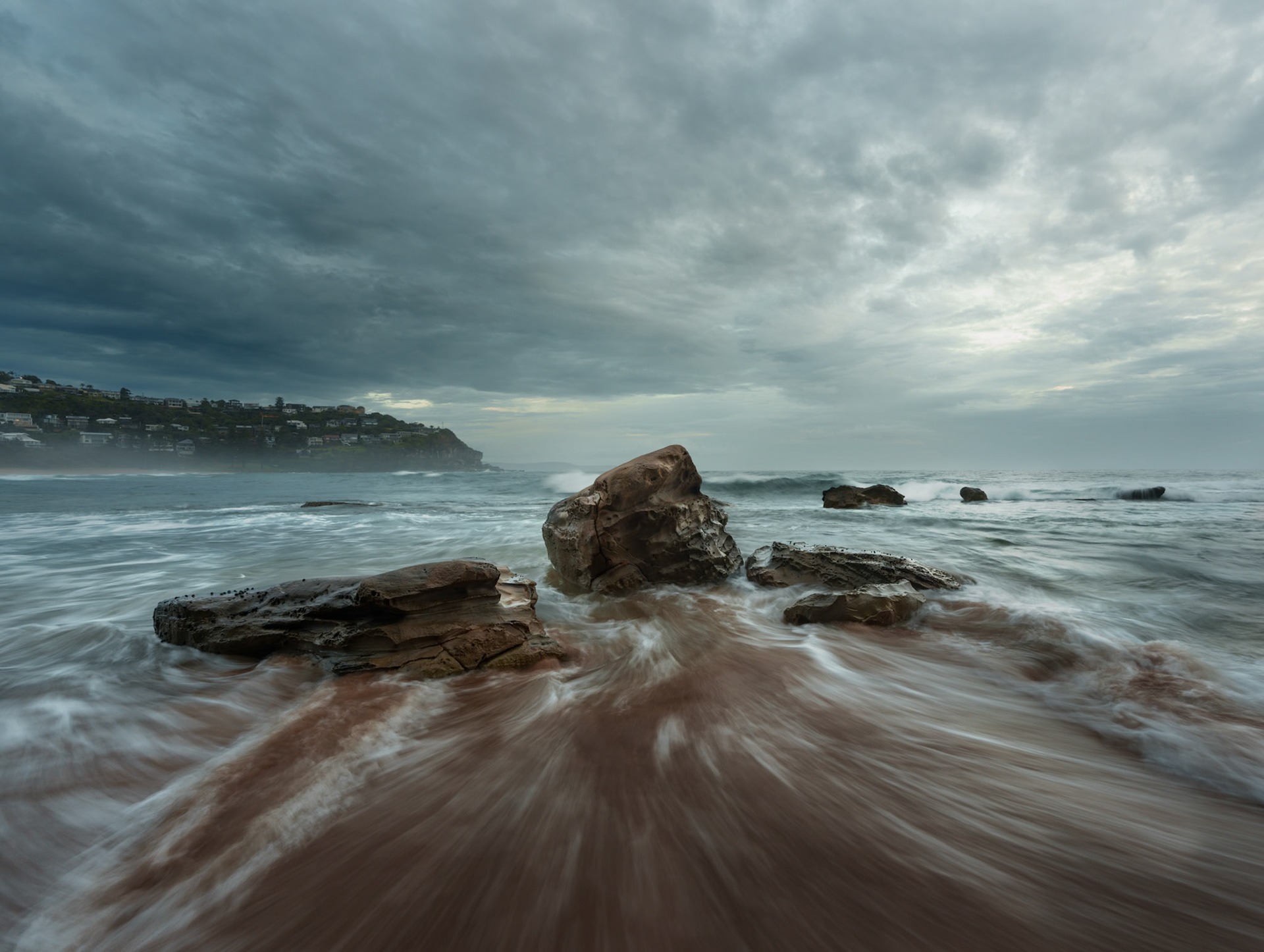 At Whale Beach by the pool