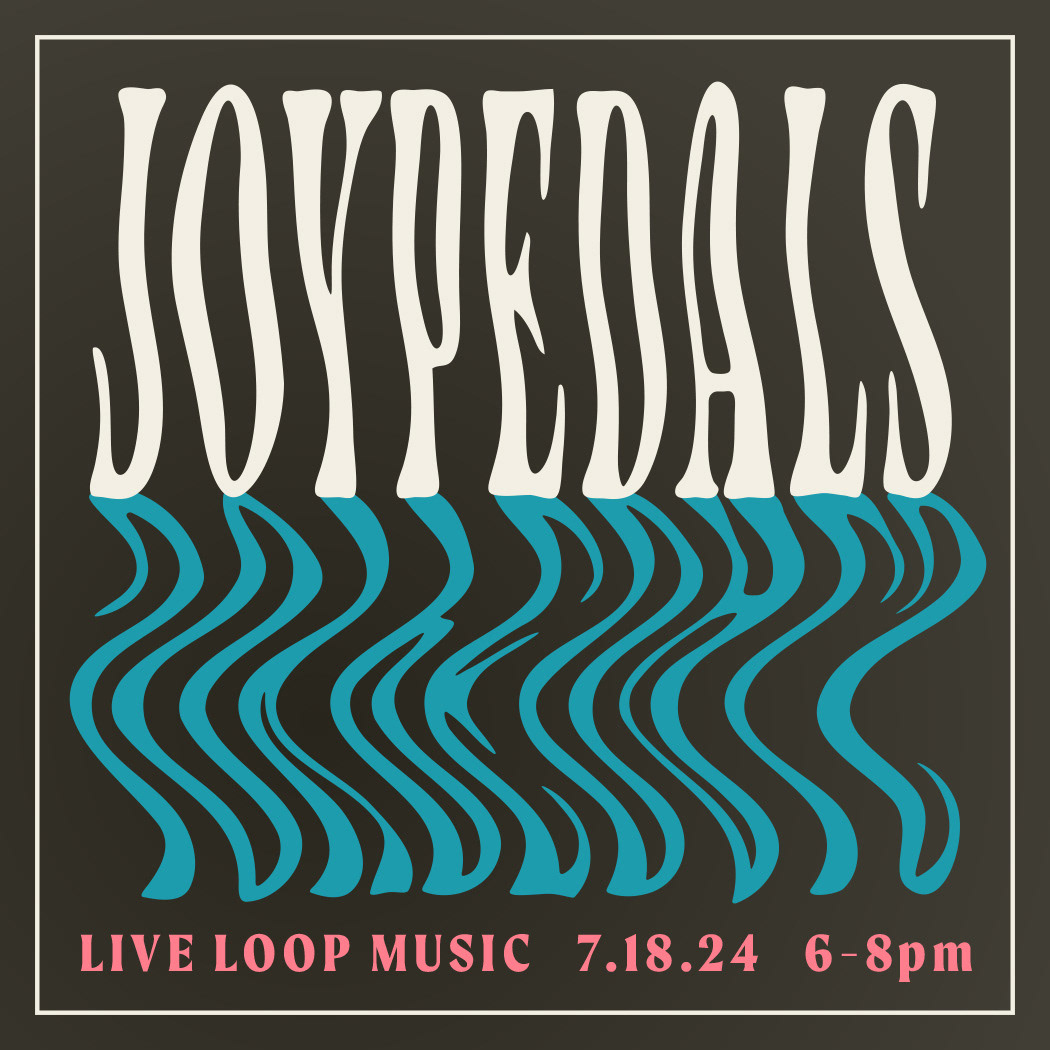 Joypedals wavy type and typography by Scott Whitehouse.