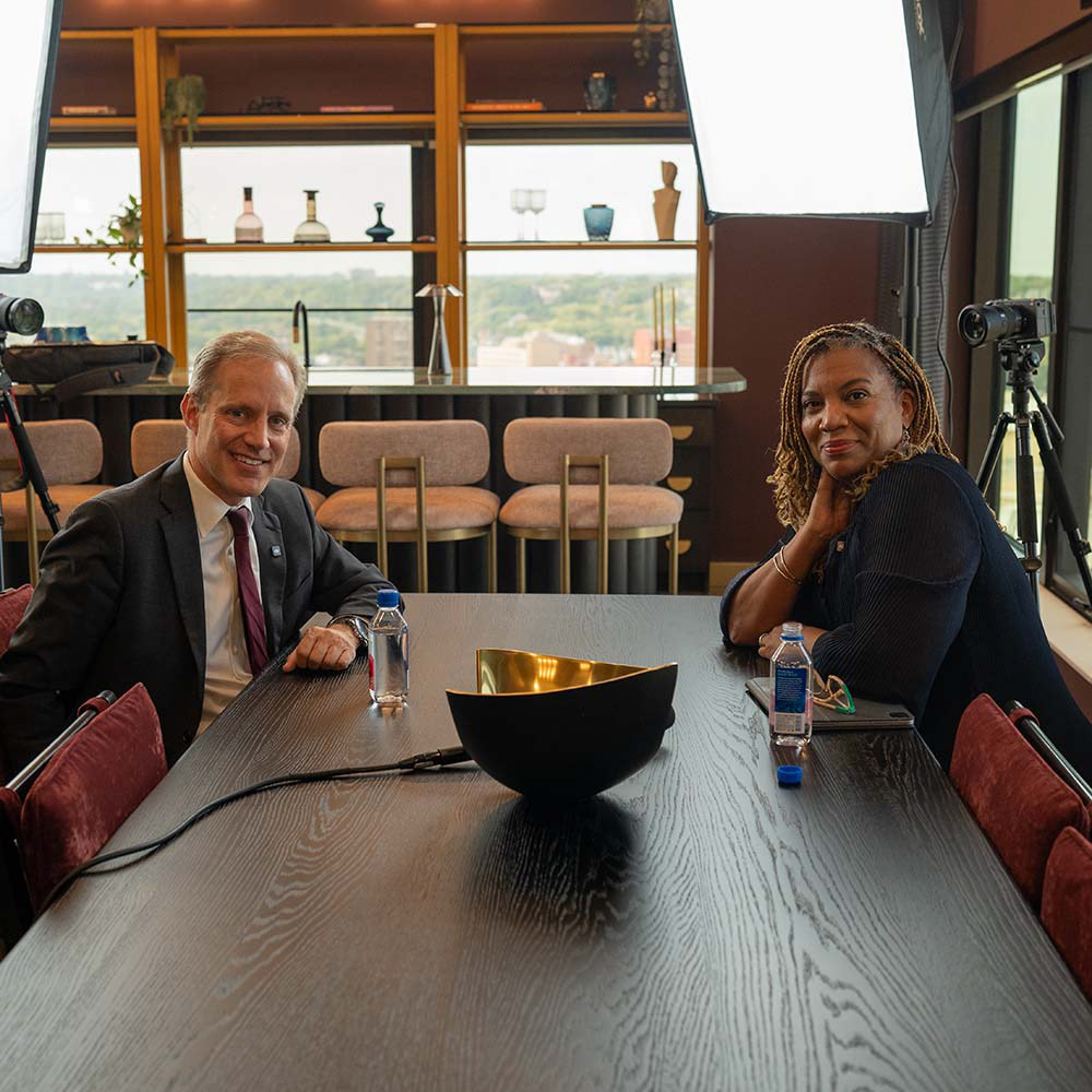 Podcast and leadership conversation production