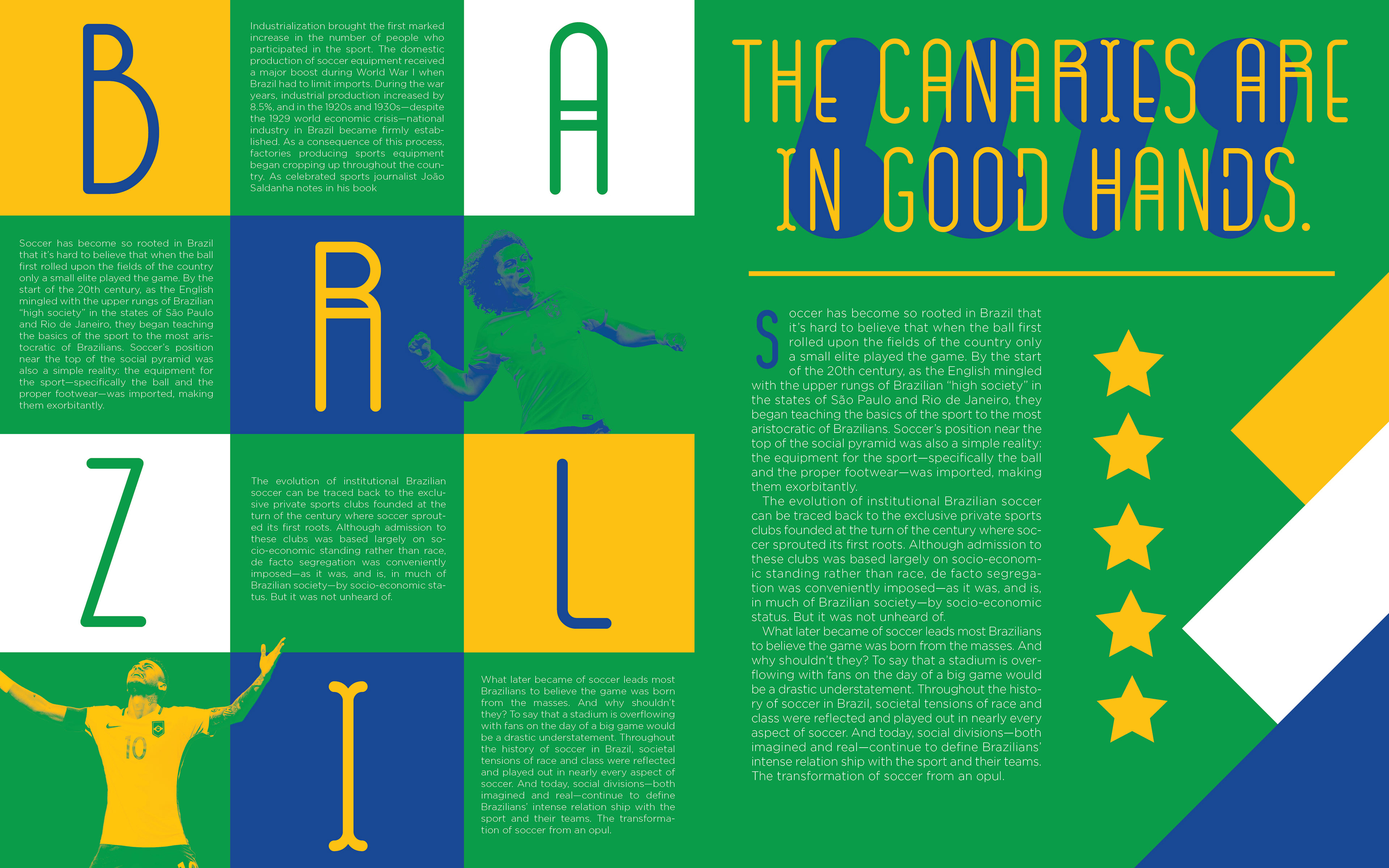 Starting XI - Brazil Spread 2