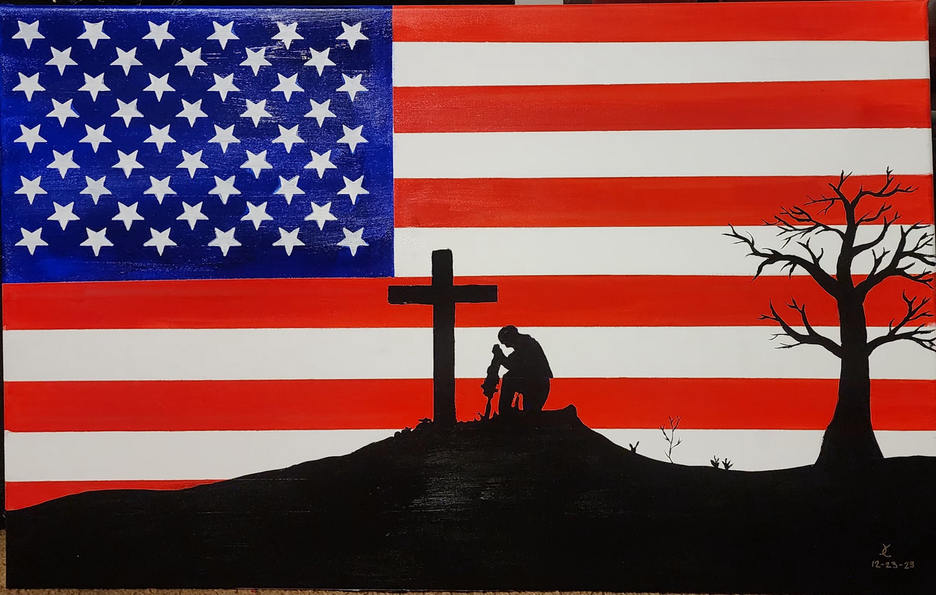 Visiting the Fallen (SOLD)
