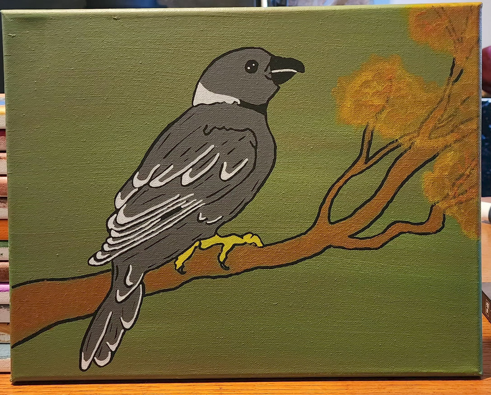 Grey Bird $100