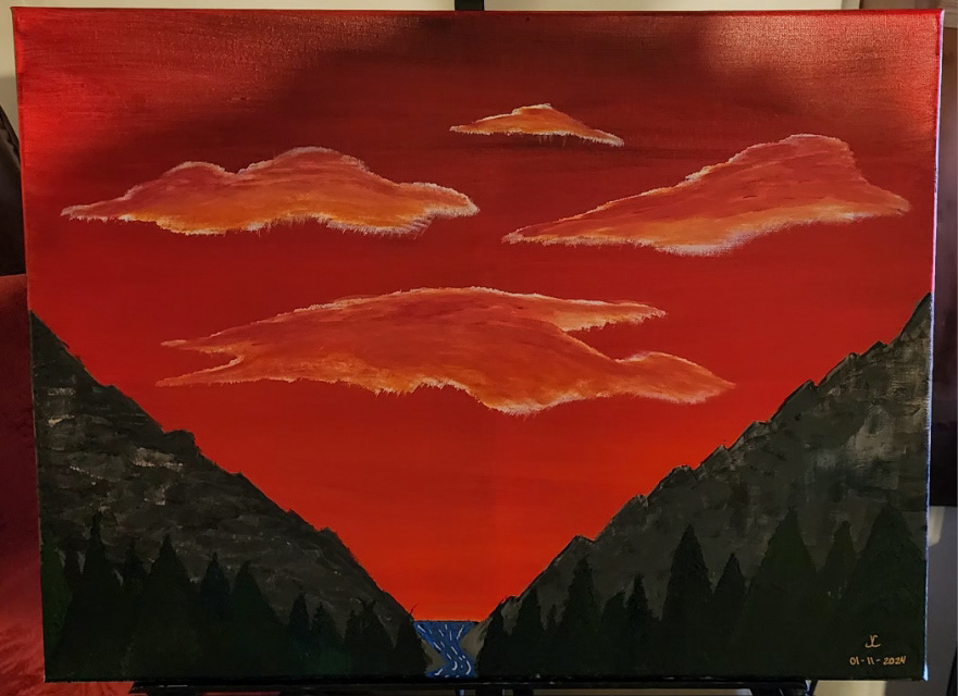 Peace Between Mountains $150