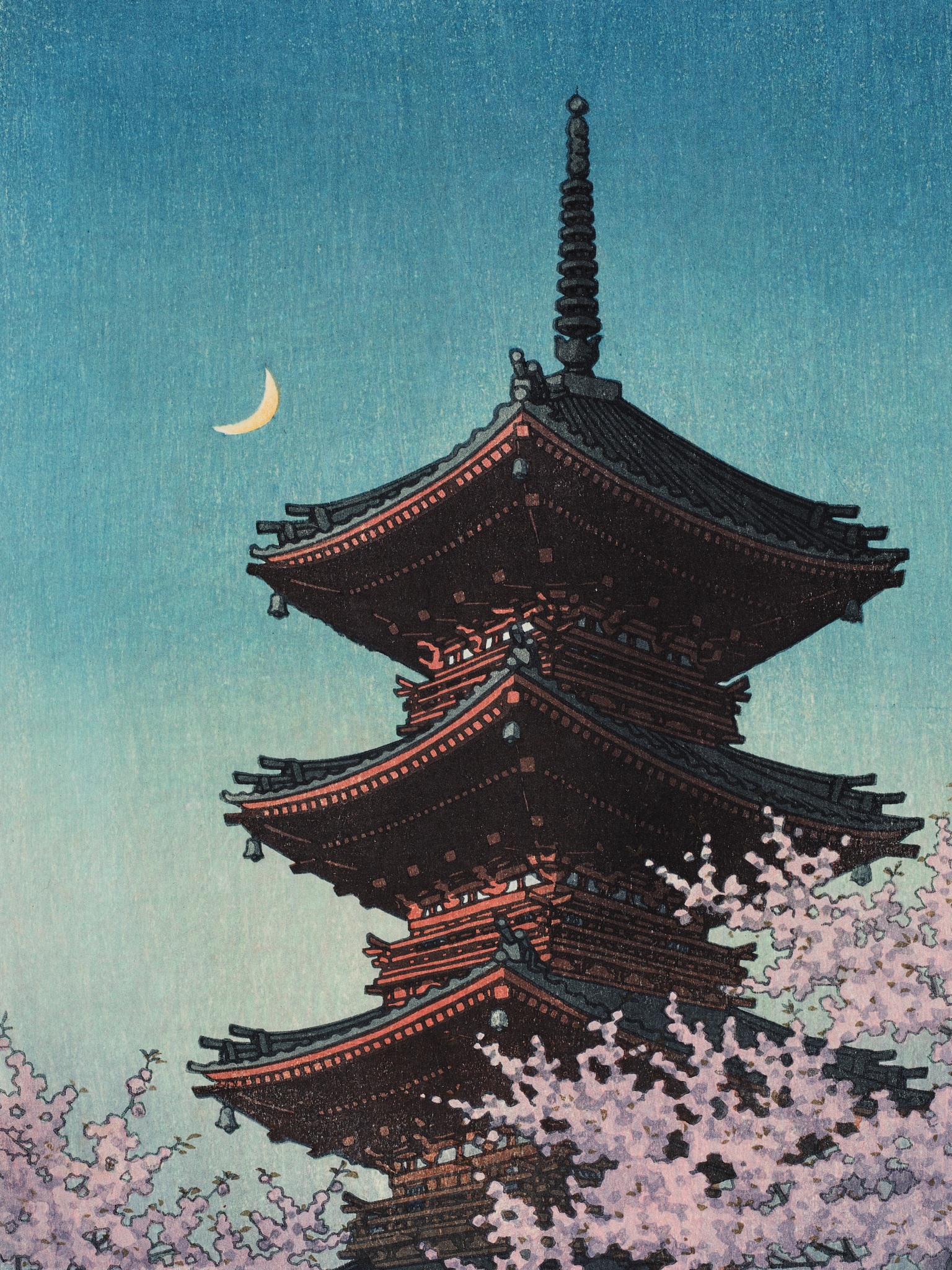 Evening glow in spring - 1948