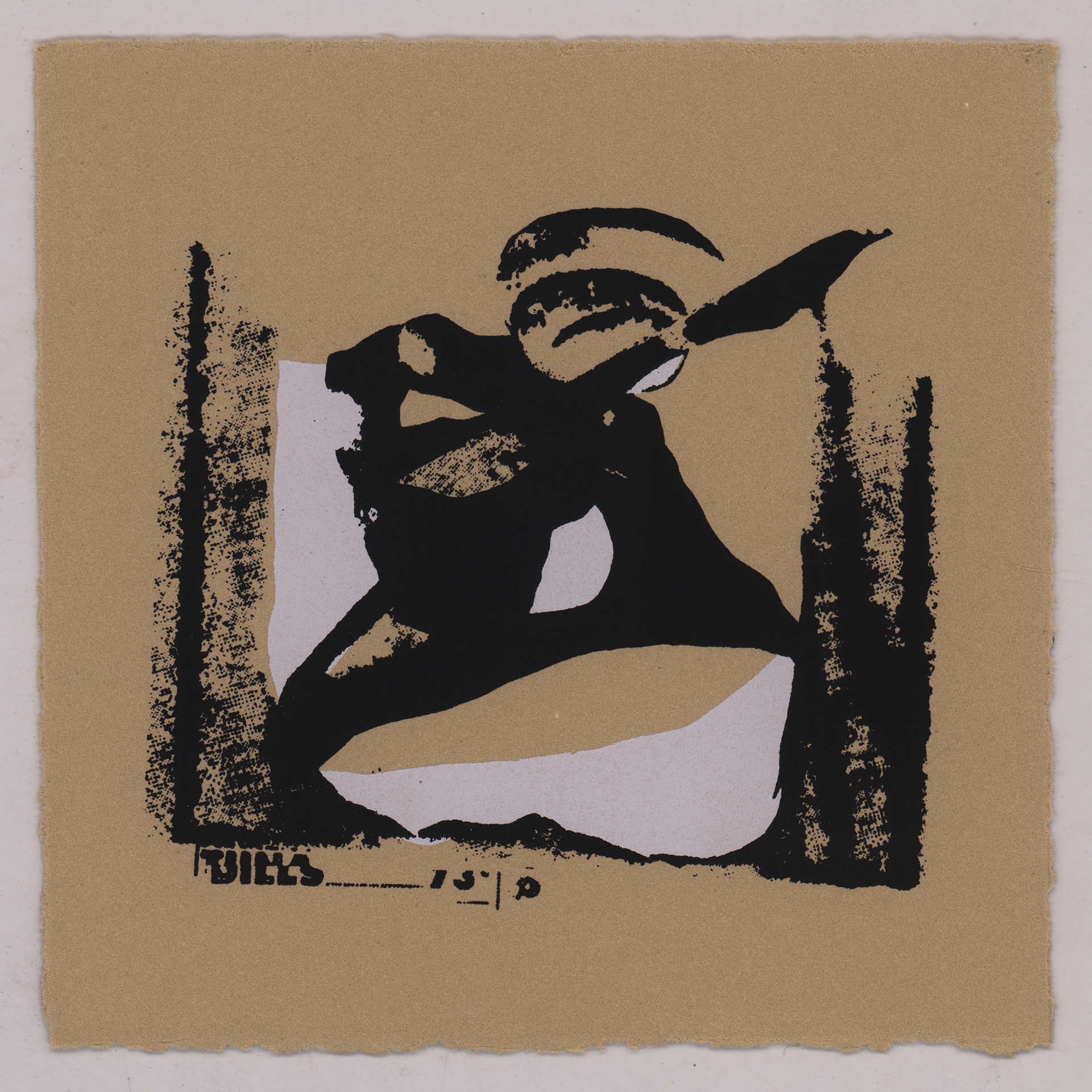 Screen print on paper, 5 x 5 in, 2022