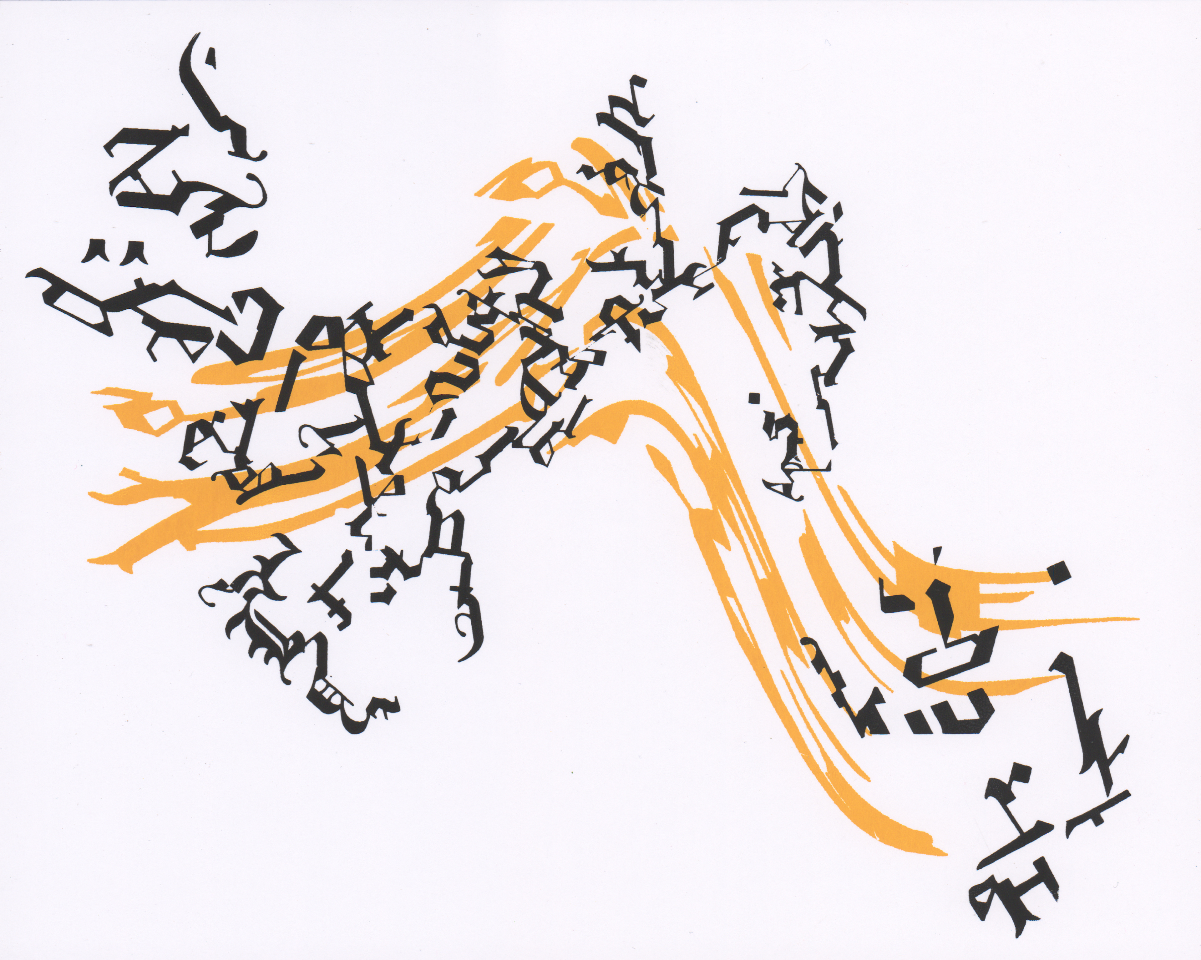 Screen print on paper, 10 x 8 in, 2022