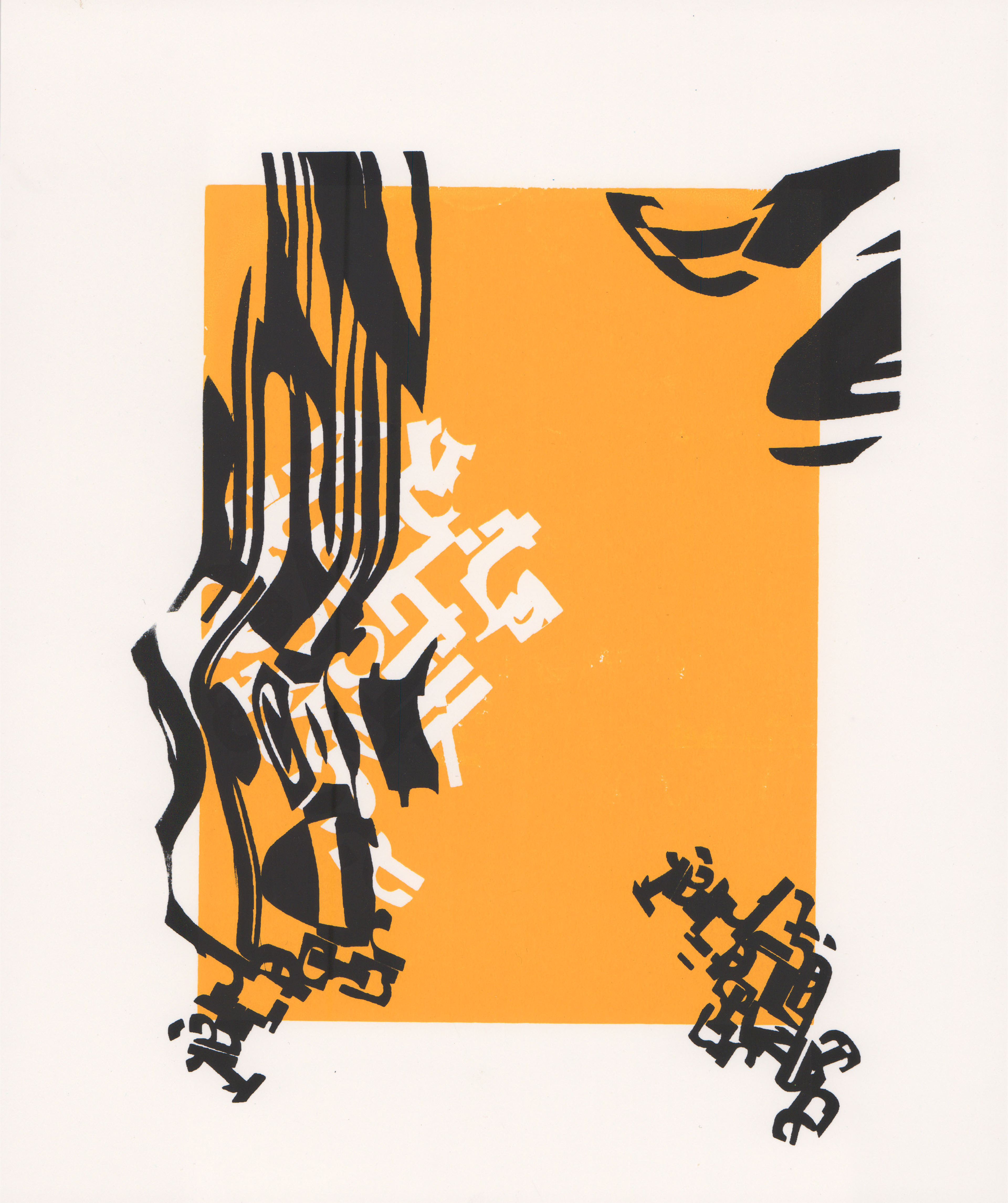 Screen print on paper, 10 x 12 in, 2022