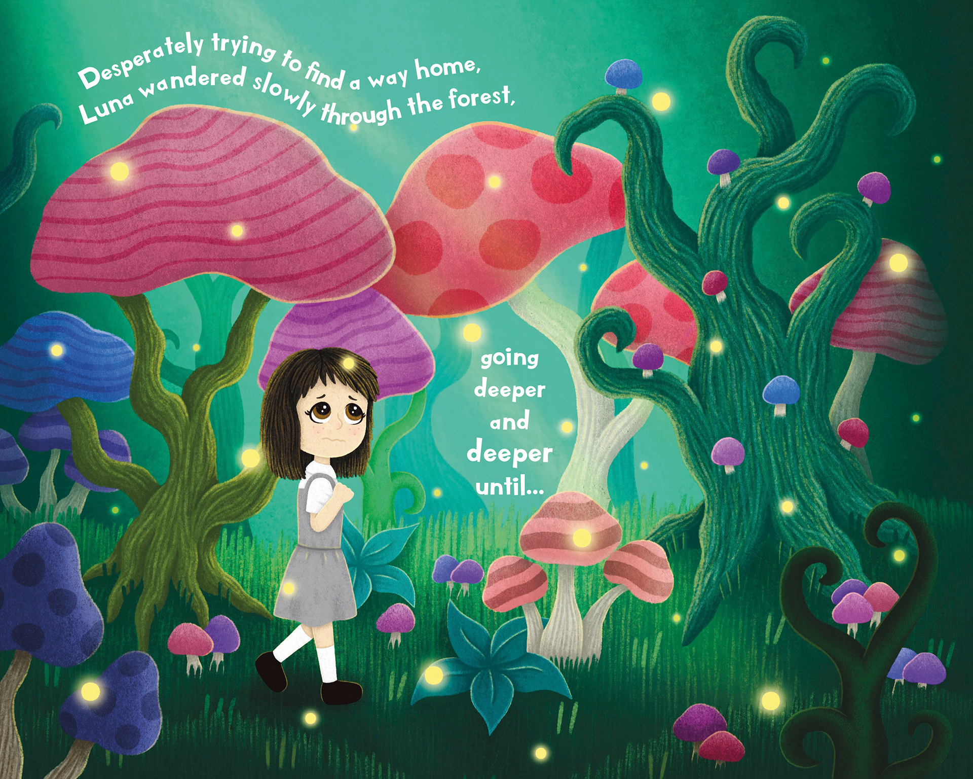 Luna Meets The Beast Page Illustration