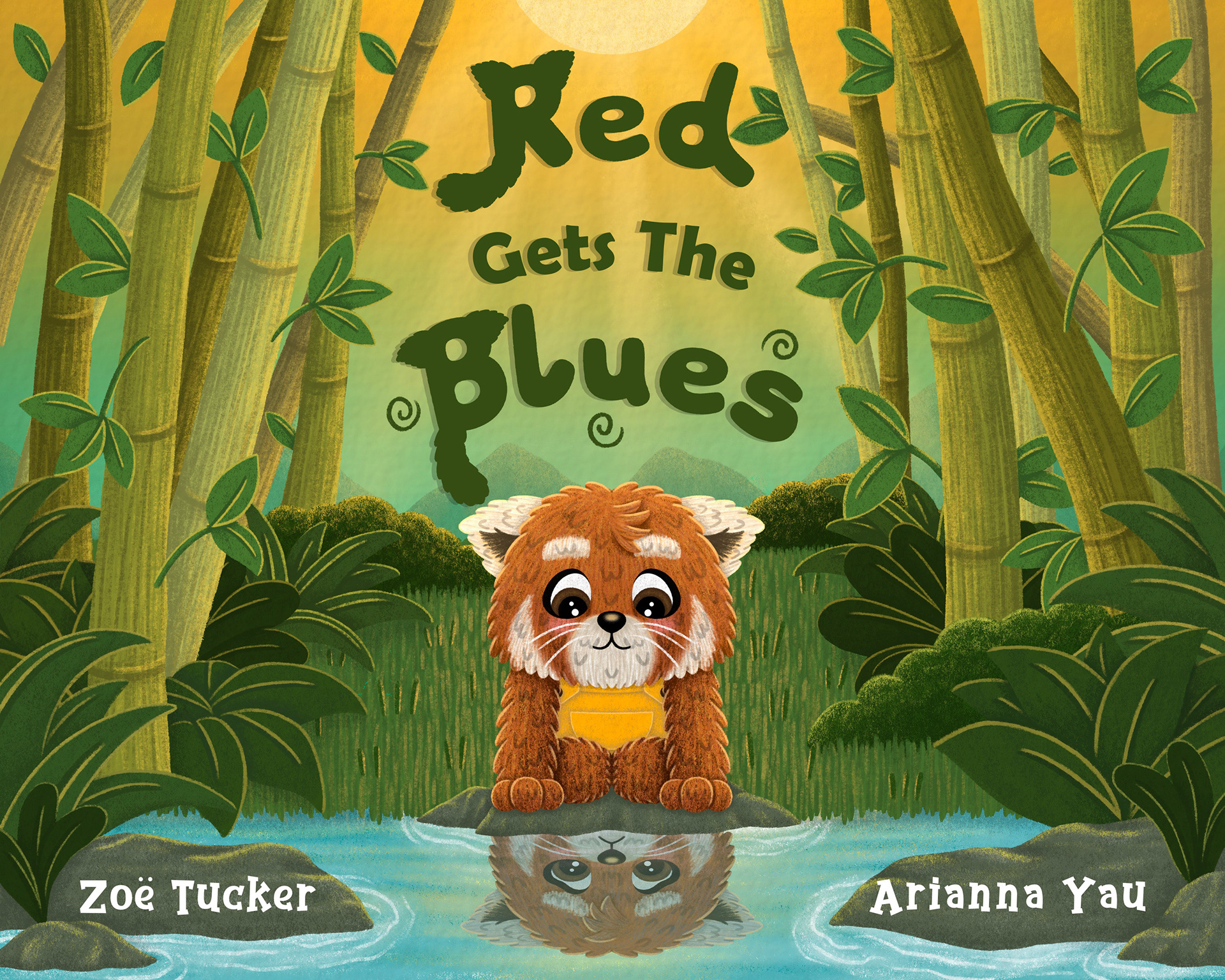 Red Gets The Blues Book Cover Design