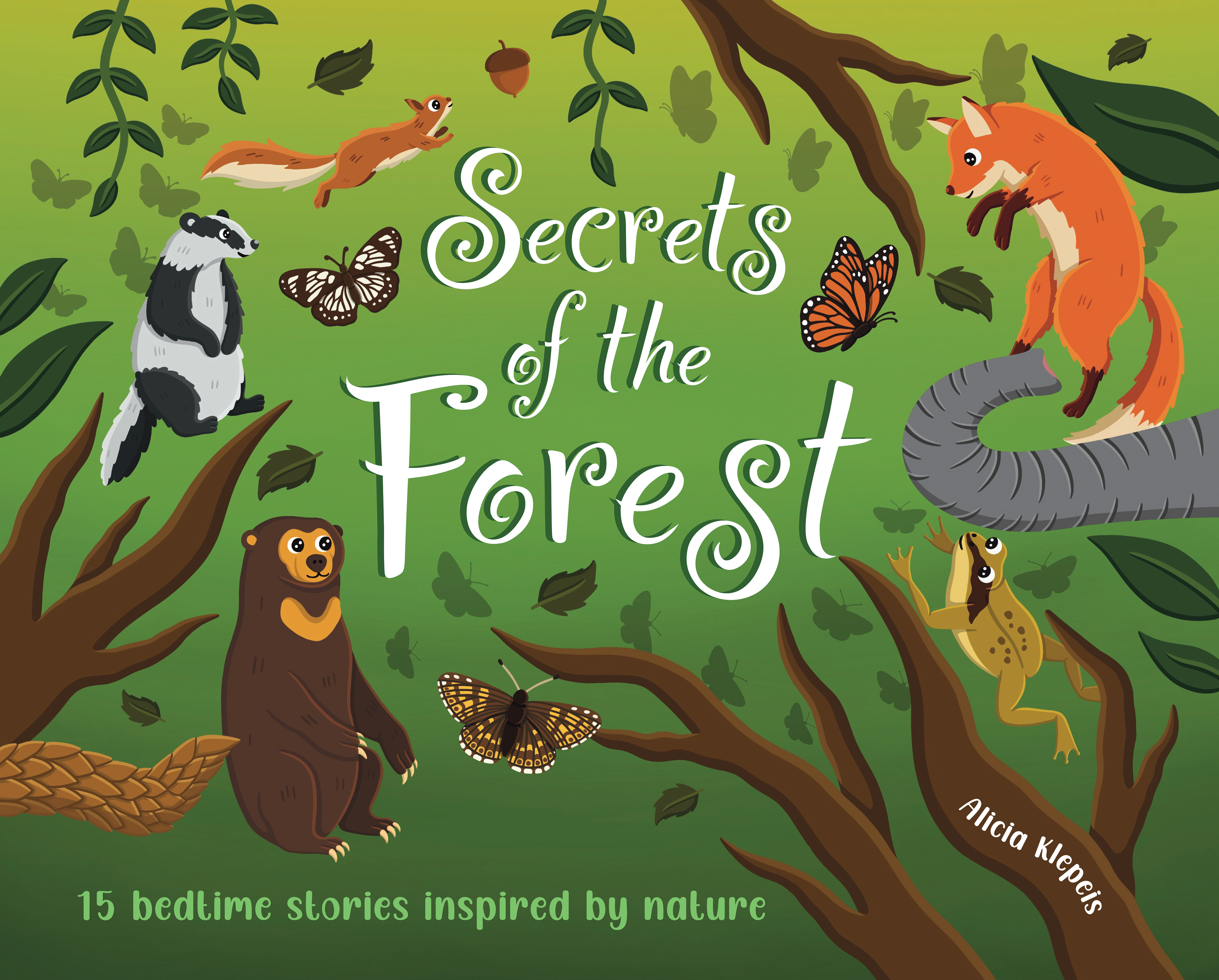 Secrets of the Forest Book Cover Design