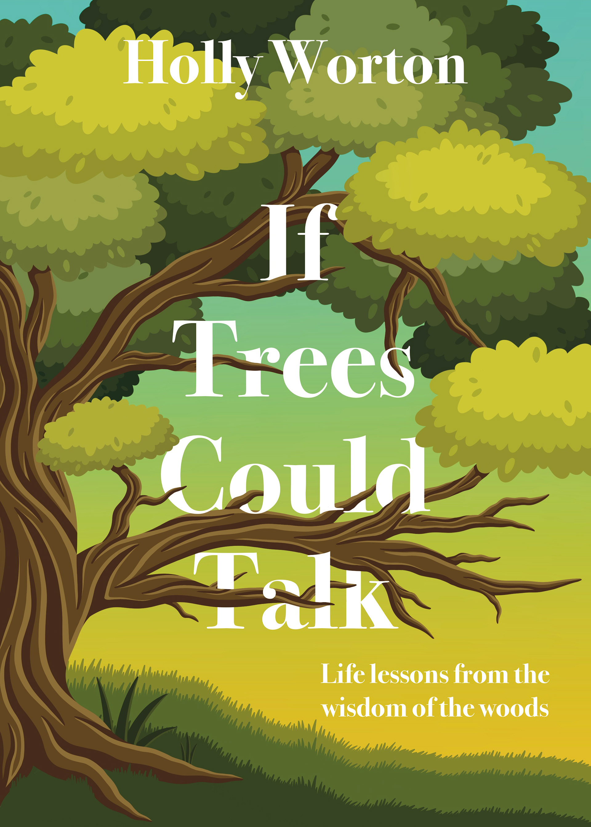 If Trees Could Talk Book Cover Design