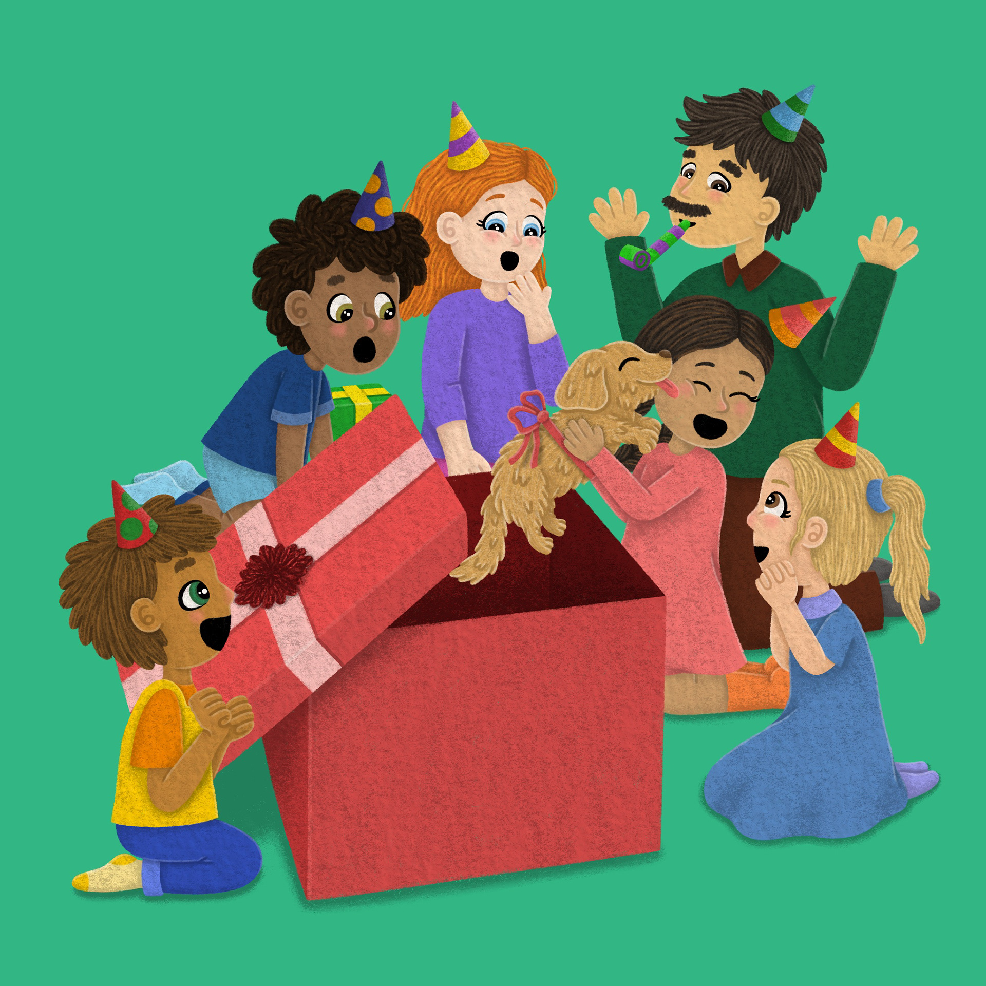 Nice Surprise Illustration