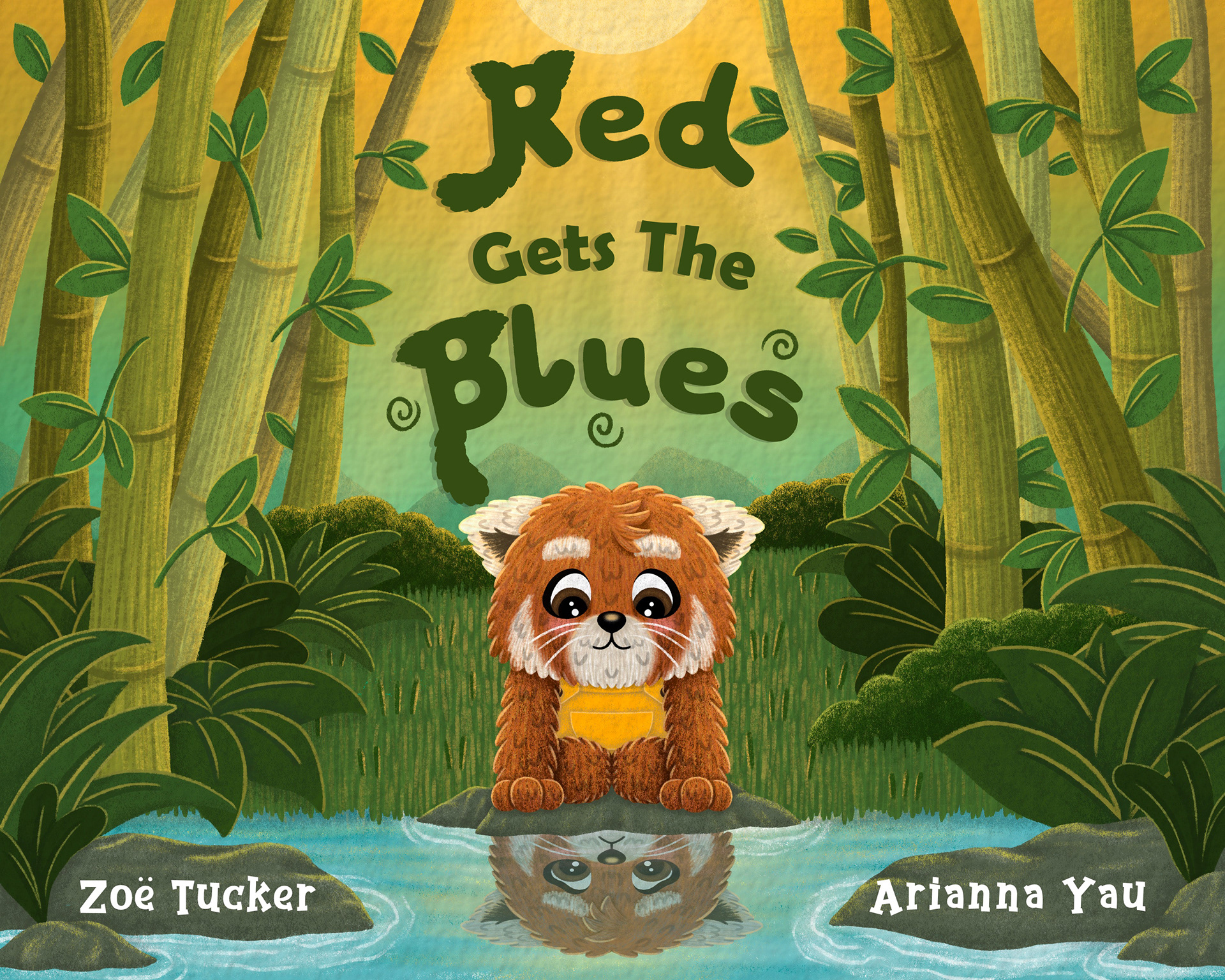 Red Gets The Blues Book Cover Design