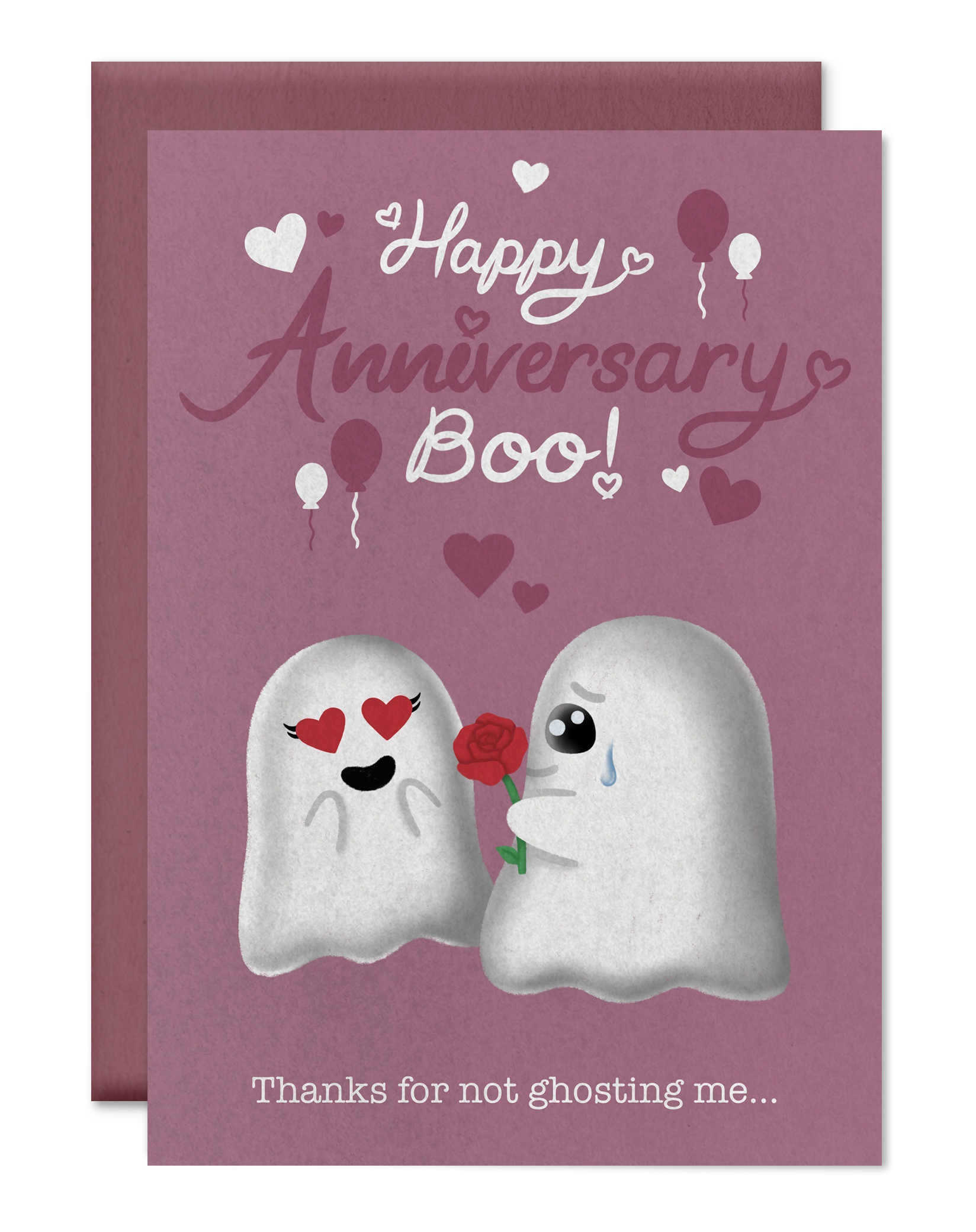 Anniversary Boo Card Design