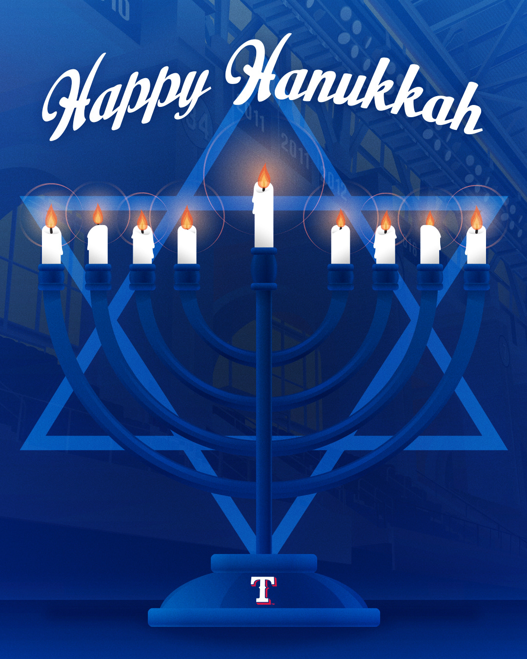 This social piece was to celebrate the season of Hanukkah. My role was to design and illustrate the piece.