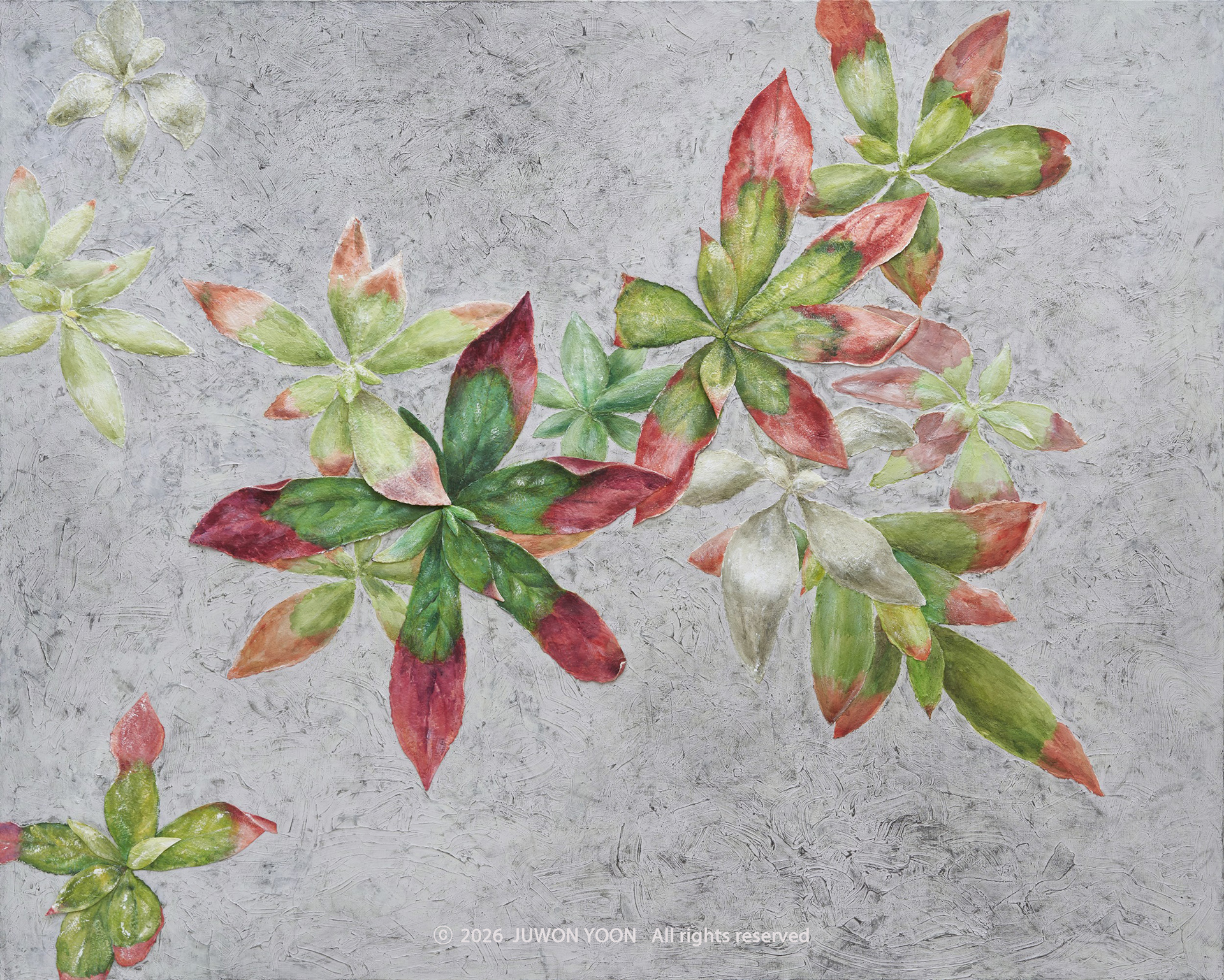 시간의 켜:사이 Layers of Time:In Between_130.3x162.2cm_mixed media on canvas 2026