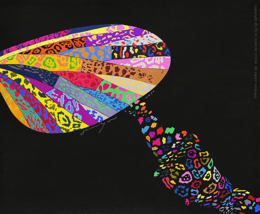  날개짓하다 WING SPREADS 43x35.5cm gouache on paper 2010