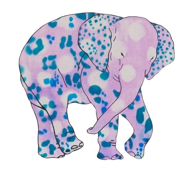 상아없는 데코펀트 DECOPHANT without IVORY 18 12x13cm silkscreen monotype print 2020