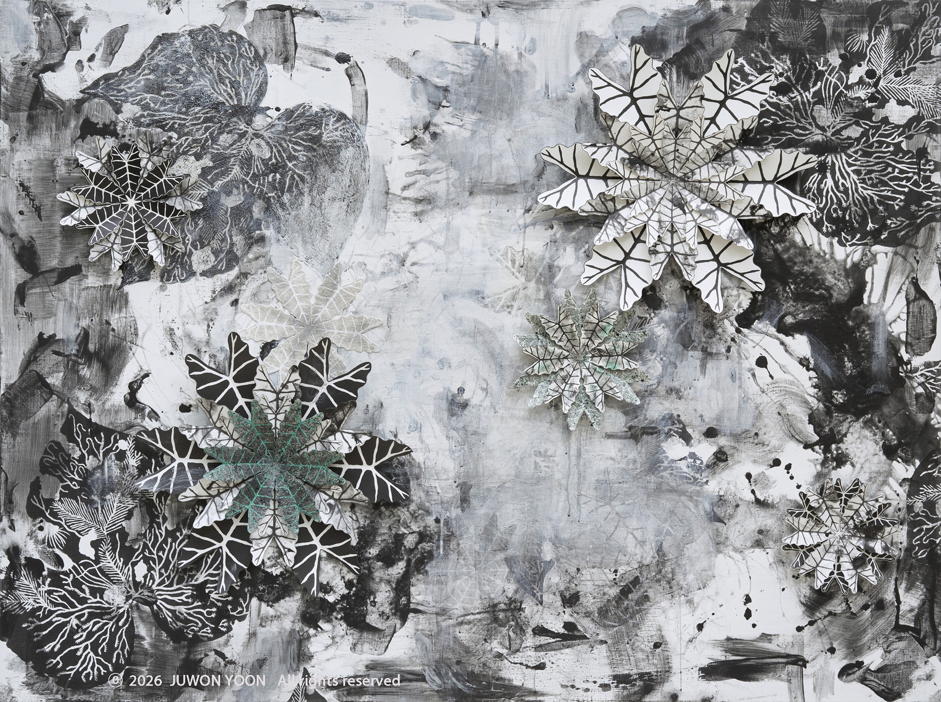 순환:공명 Recurrence:Resonance_97x130.3cm_mixed media on canvas_2026