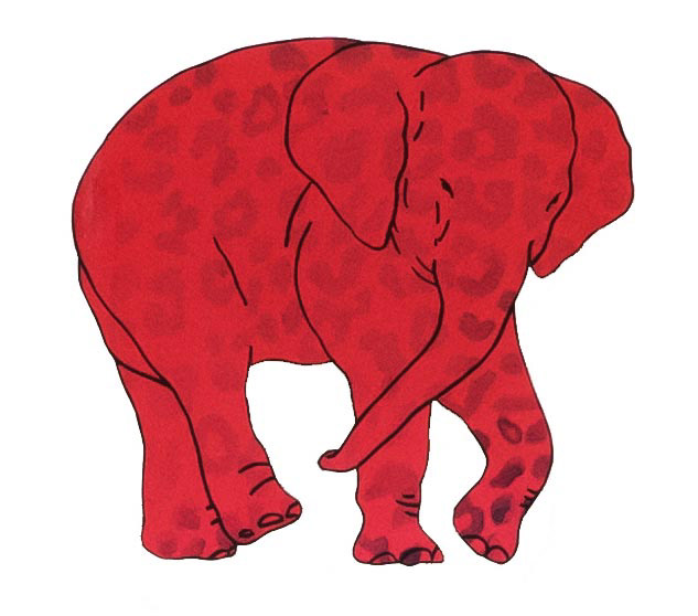 상아없는 데코펀트 DECOPHANT without IVORY 21 12x13cm silkscreen monotype print 2020