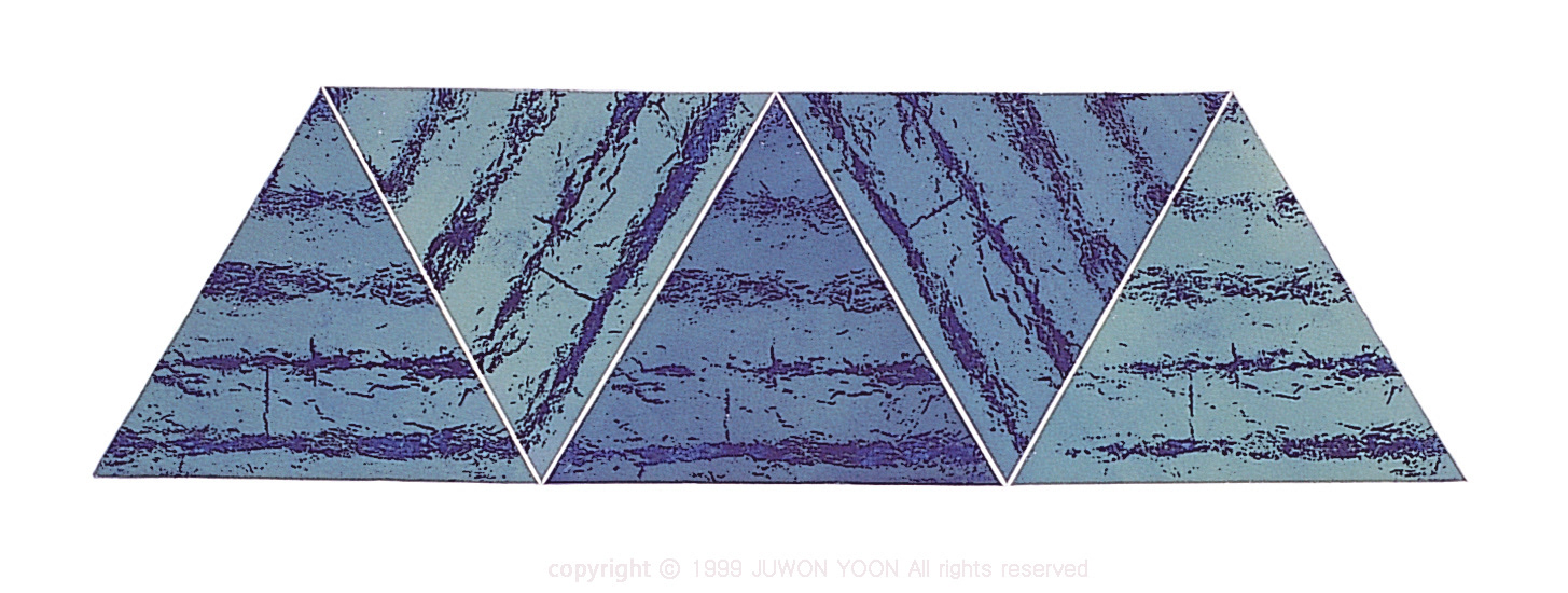 형태만들기 8 FORM 8 70x50cm, deep etching, 1999